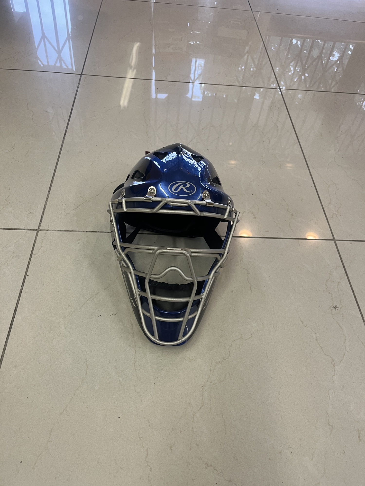 New Rawlings Cool Flow HLCHS1 Adult Royal Blue/Black Catchers Helmet