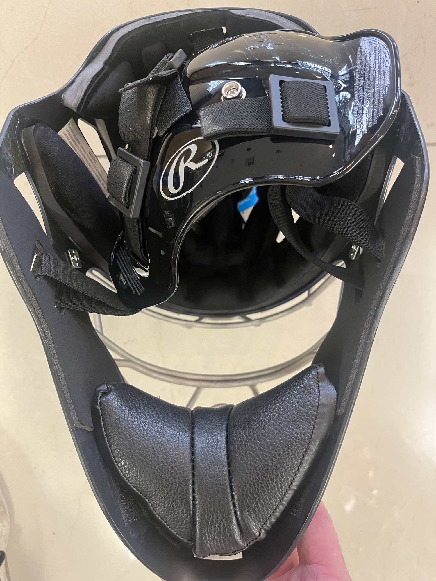 New Rawlings Cool Flow HLCHS1 Adult Royal Blue/Black Catchers Helmet