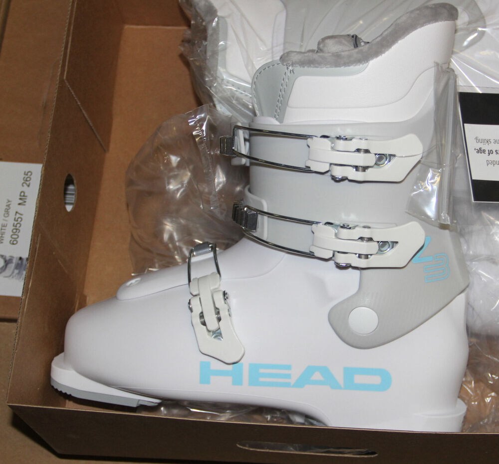 NEW 2023 HEAD junior ski boots Z 3 white/gray size mondo 26.5