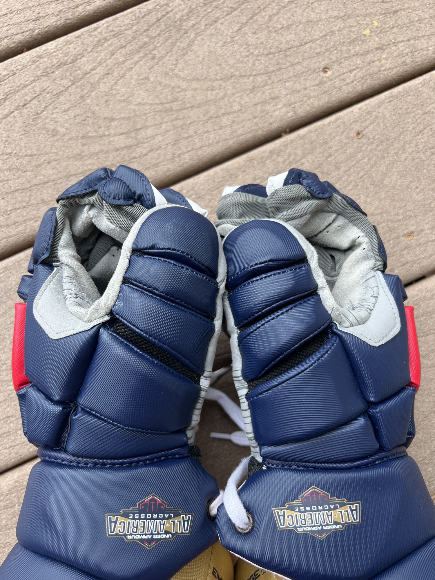 Used UA All America Game Engage 2 Lacrosse Gloves 13" SidelineSwap