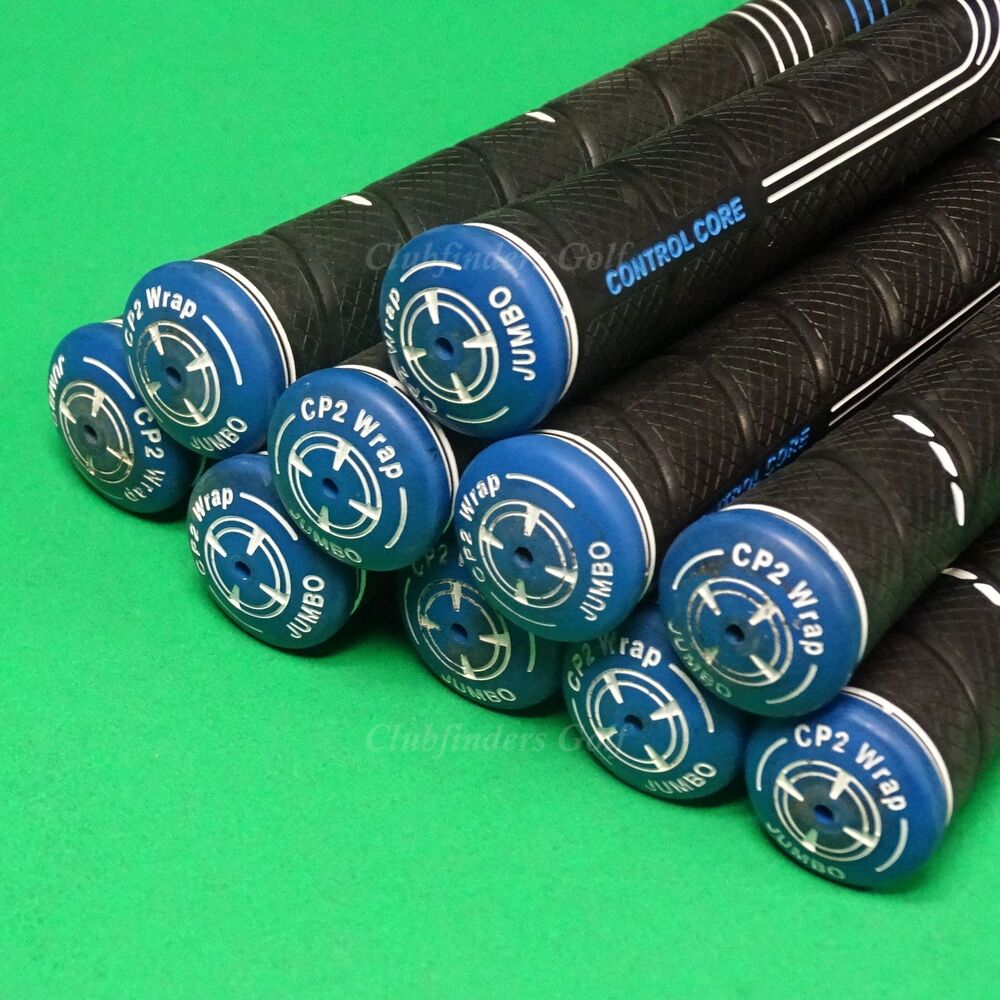 Golf Pride CP2 Wrap Jumbo 60R Round Pulled Iron/Wood Grips LOT OF 10