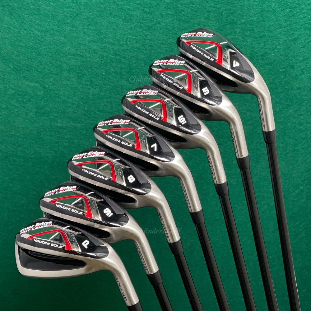Tour Edge Hot Launch E523 4PW Iron Set Hot Launch 55R Graphite Regular