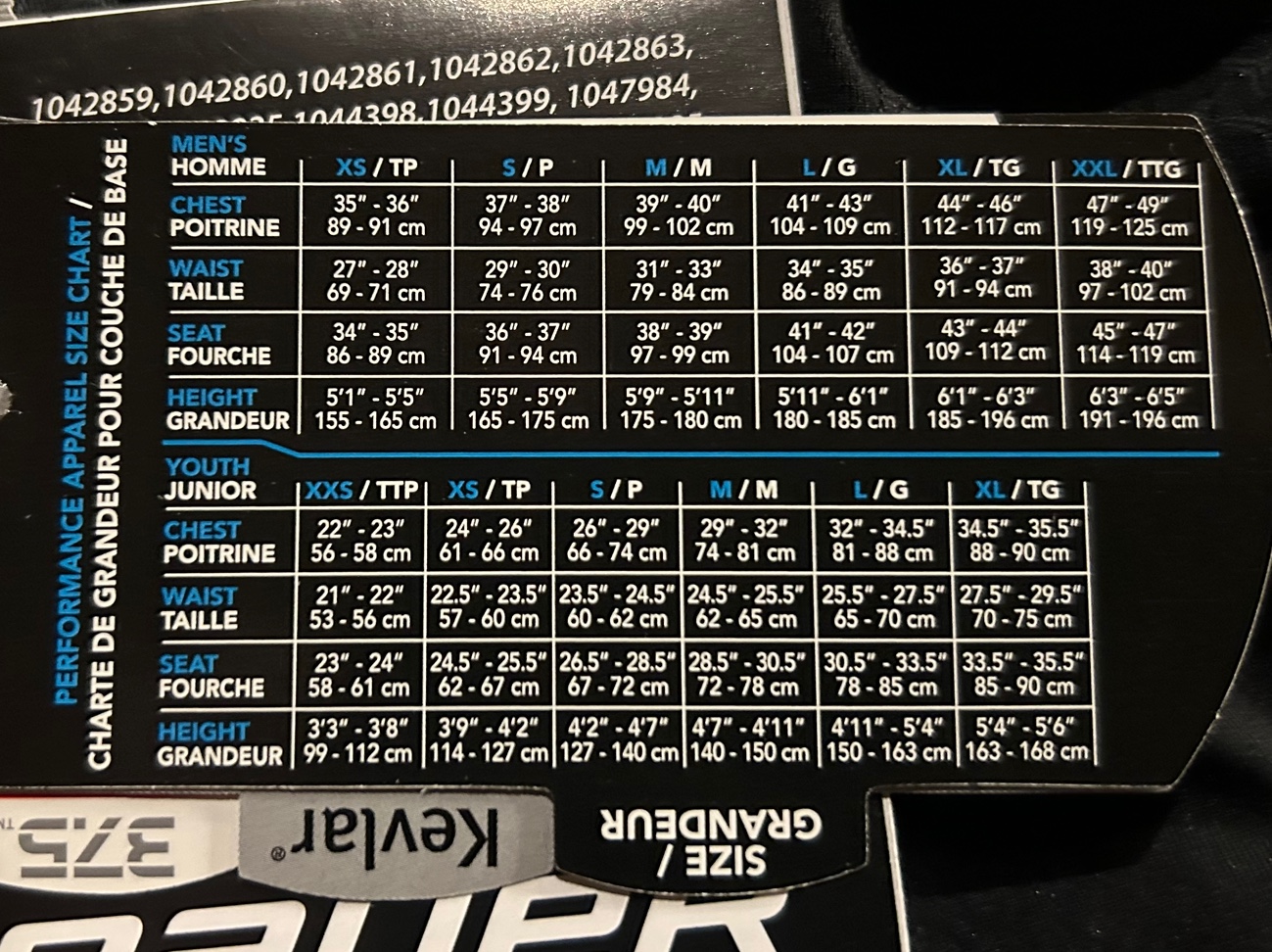 New Bauer Premium Neckprotect Kevlar Grip Neck Guard Long Sleeve