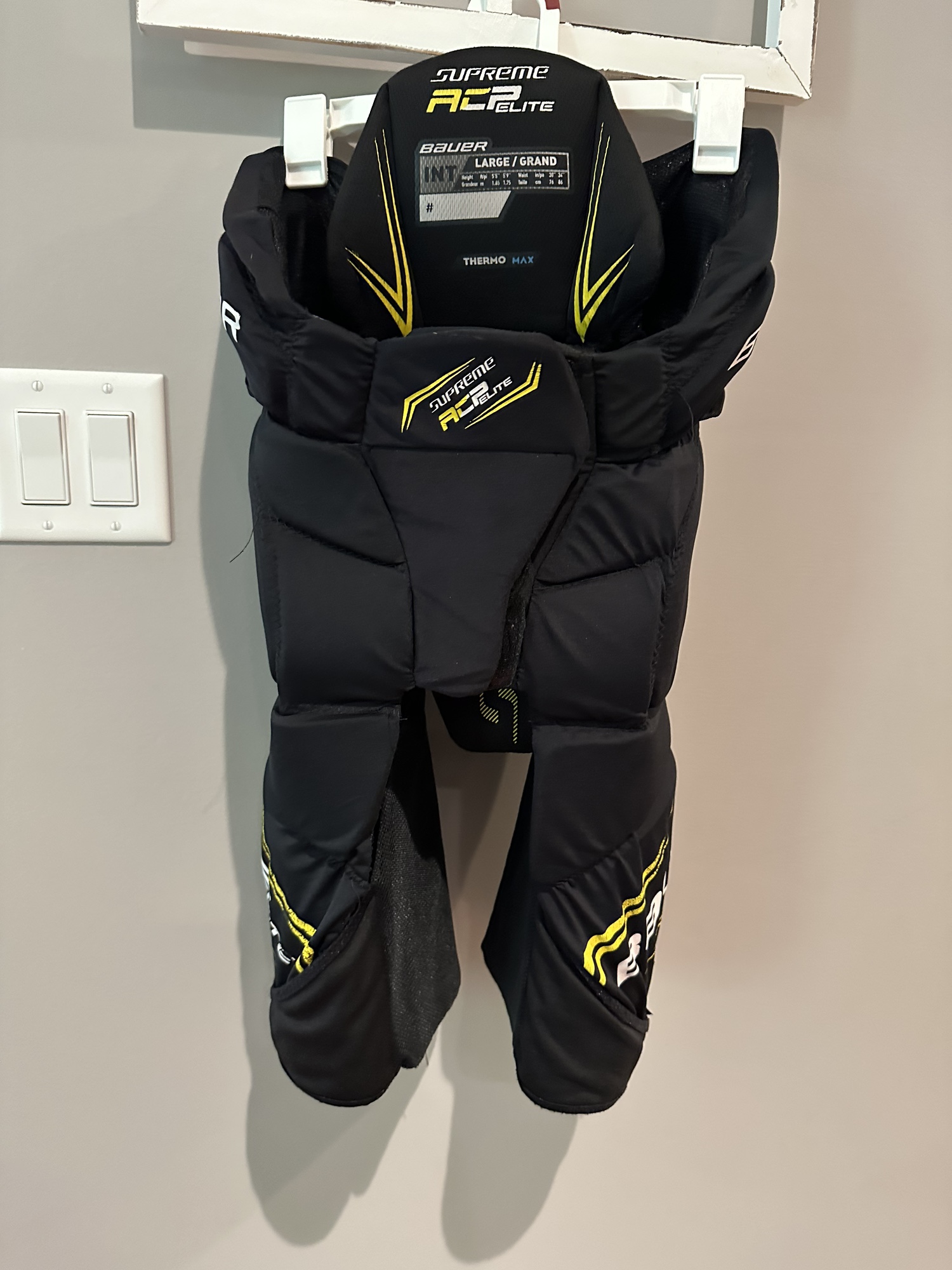 BAUER SUPREME ACP ELITE ICE HOCKEY GIRDLE & Shell Intermediate Large
