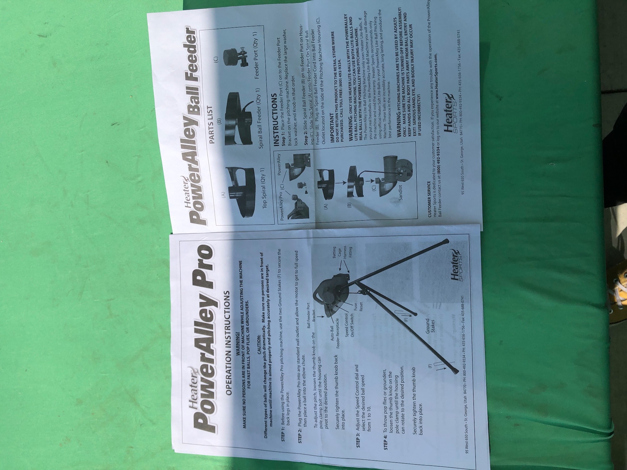 Used Heater Power Alley Pro Pitching Machine SidelineSwap
