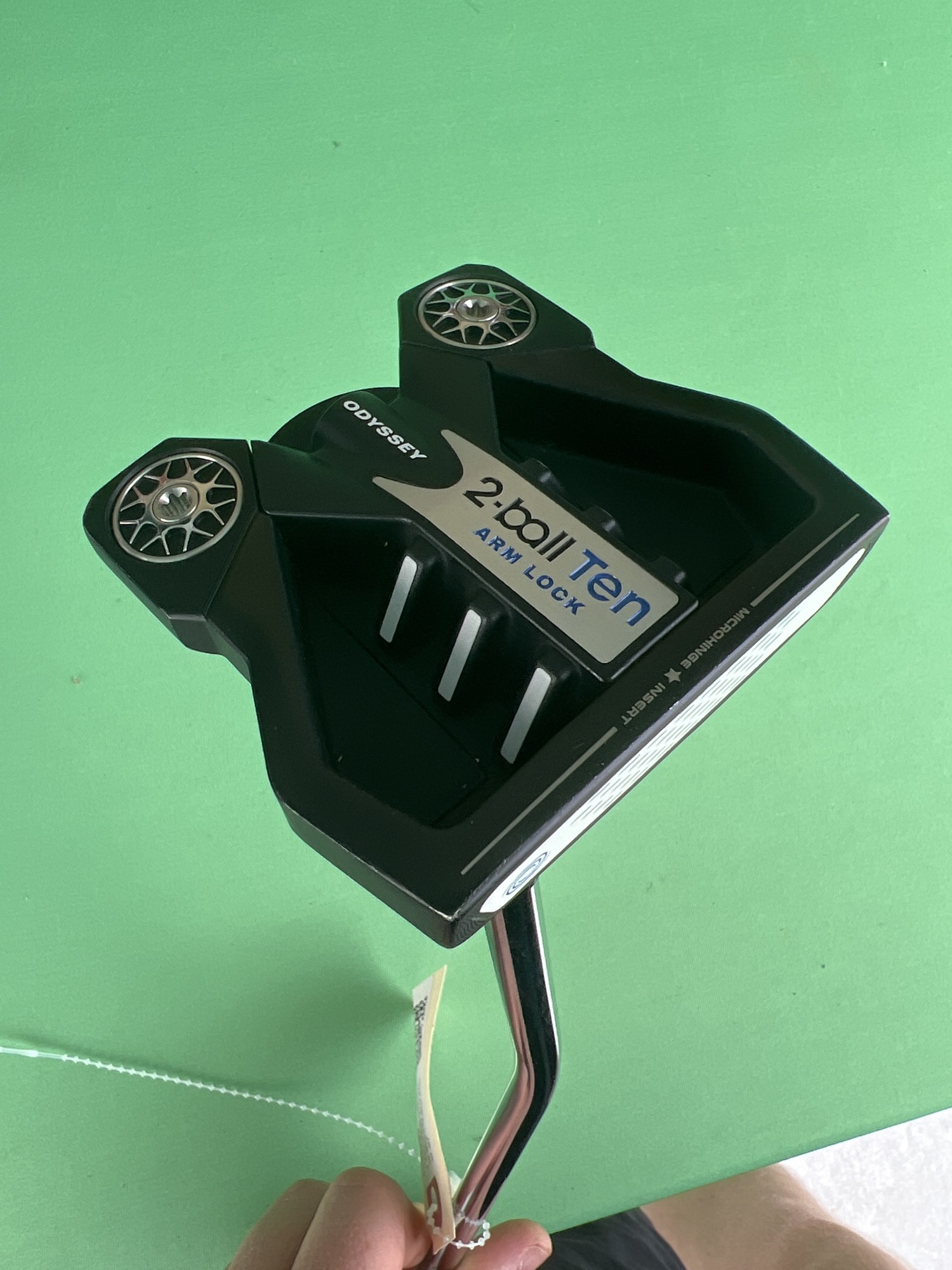 Used Men's Odyssey Ten 2 Ball Arm Lock Right Mallet Putter 40