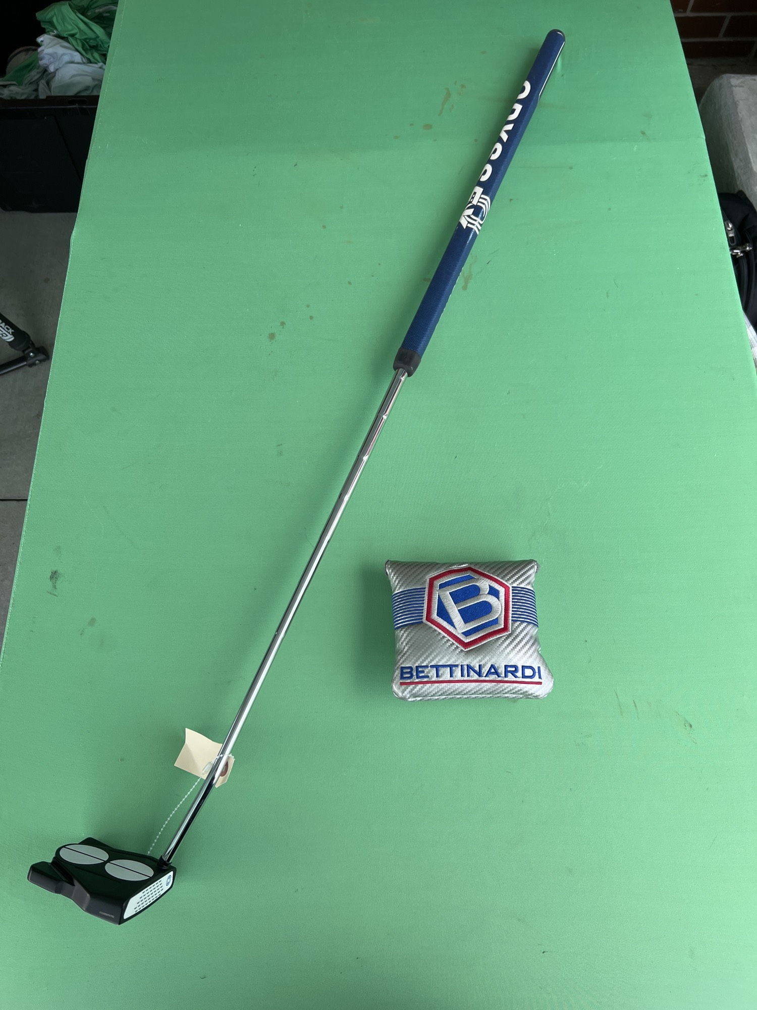 Used Men's Odyssey Ten 2 Ball Arm Lock Right Mallet Putter 40