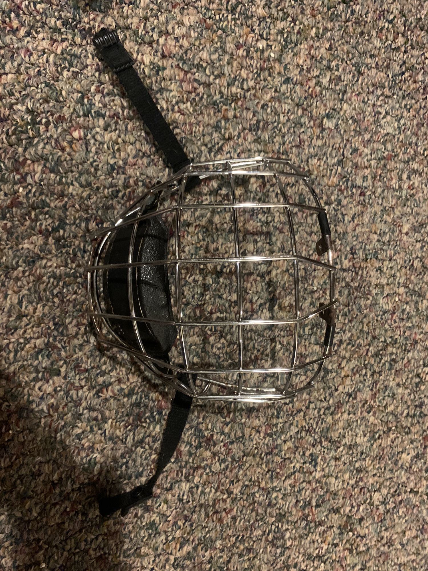 small chrome hockey cage SidelineSwap