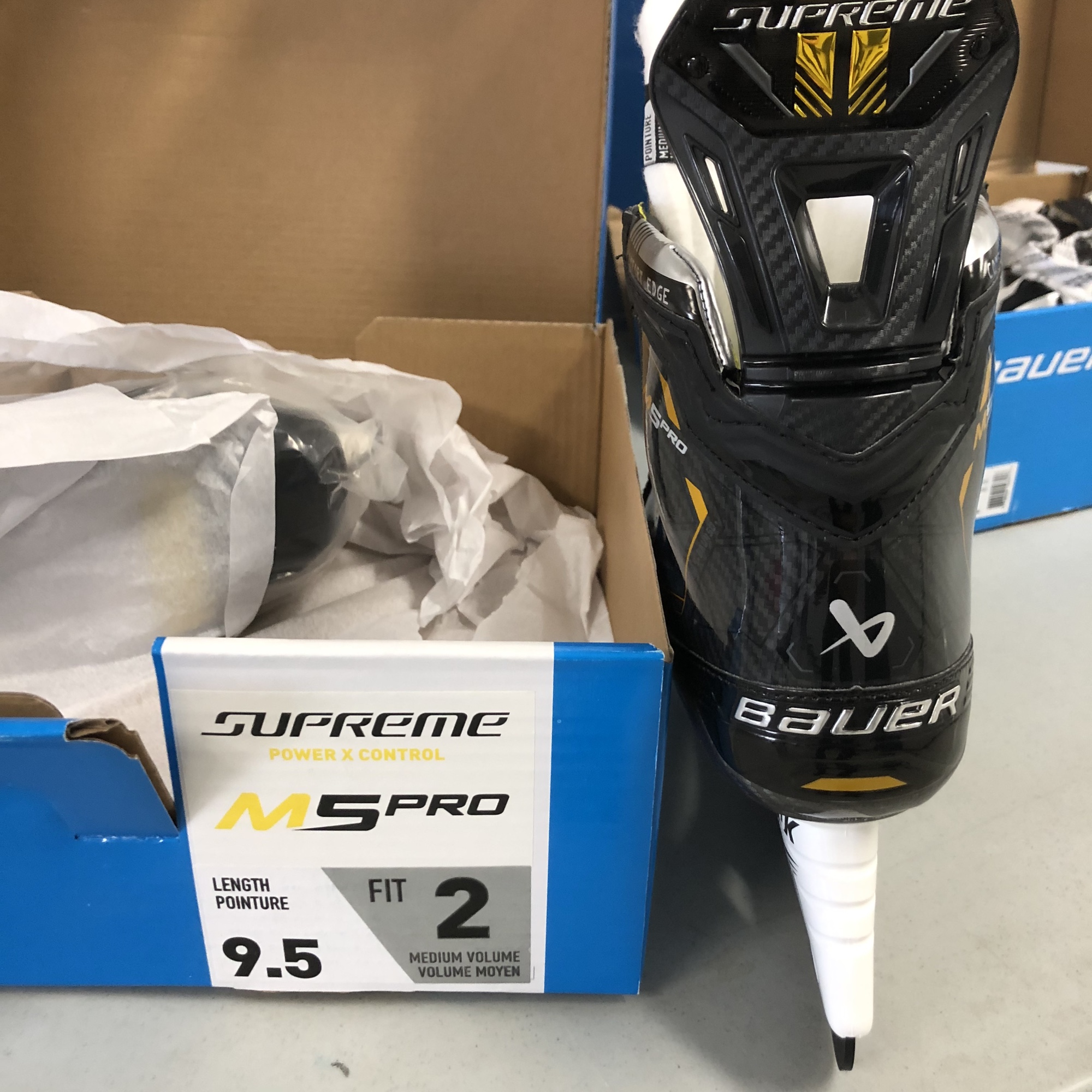 Skate blades for Bauer Mach5 Pro size 9.5 skates SidelineSwap