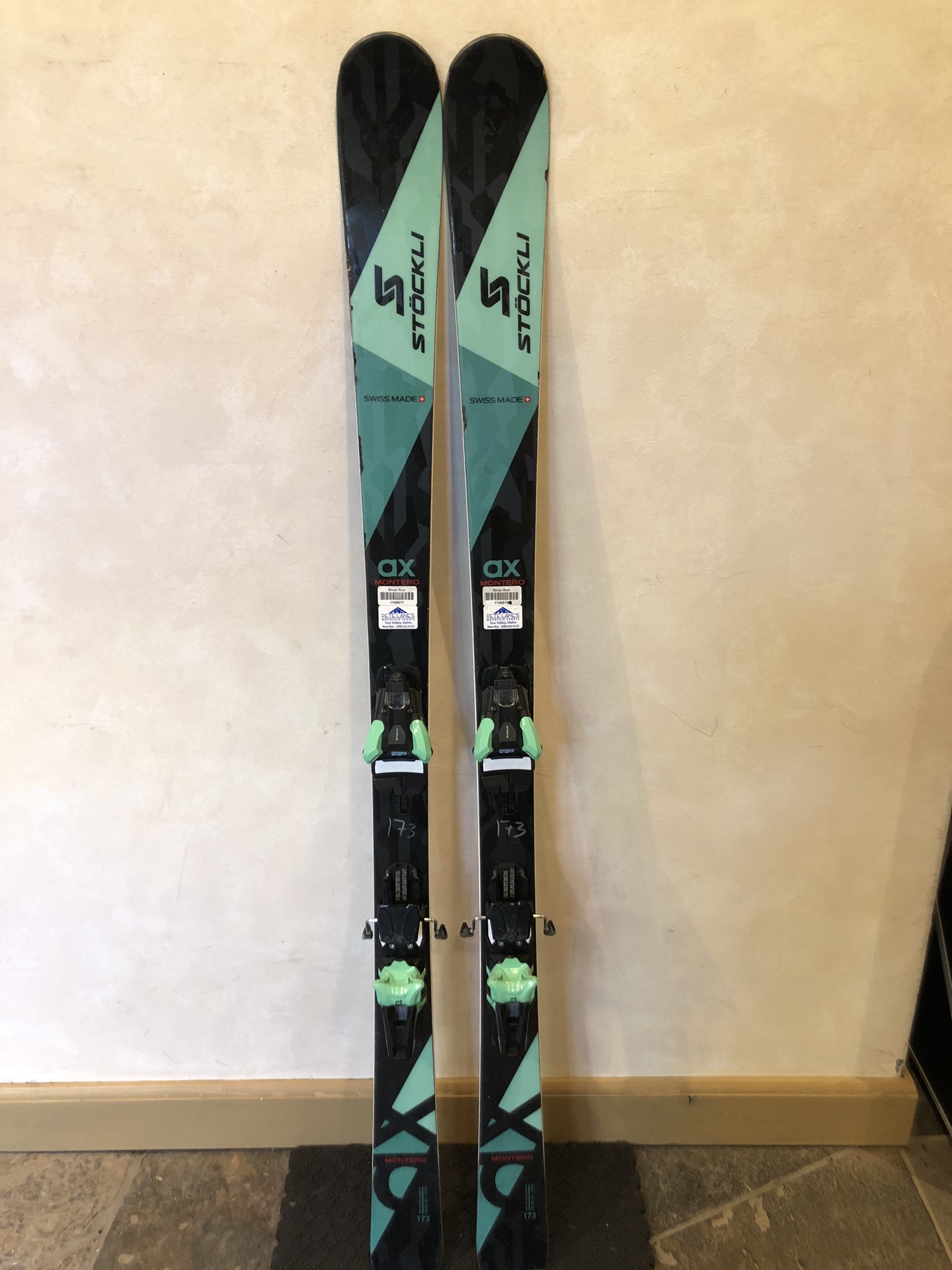 2023 Stockli Montero AX Skis With Salomon Strive Bindings 173cm SidelineSwap