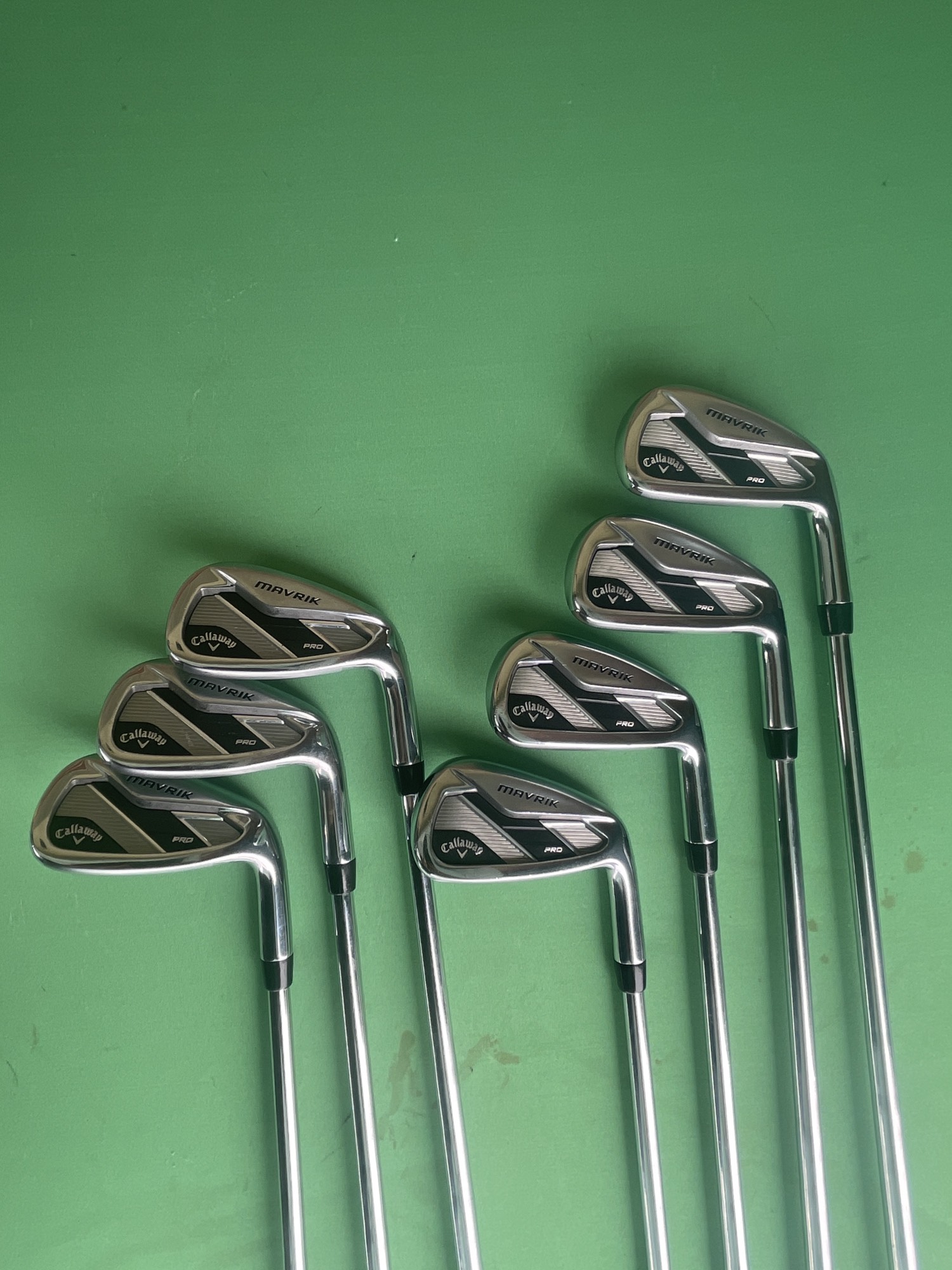 Used Men's Callaway Mavrik Pro Right Iron Set Regular Steel SidelineSwap