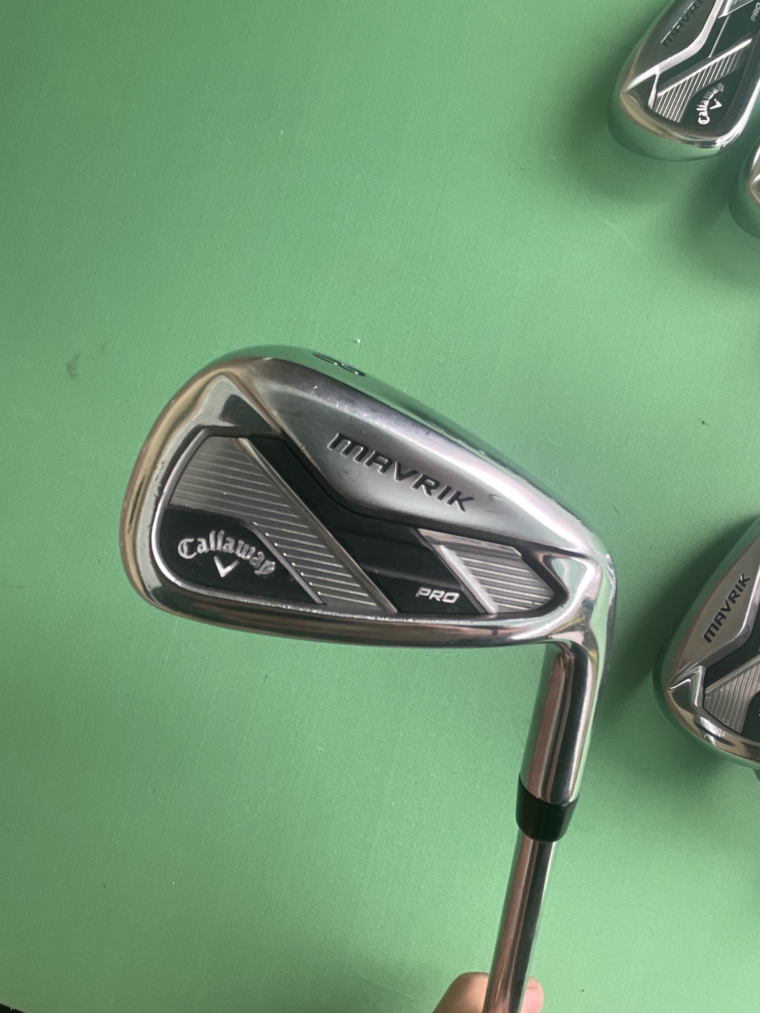 Used Men's Callaway Mavrik Pro Right Iron Set Regular Steel SidelineSwap