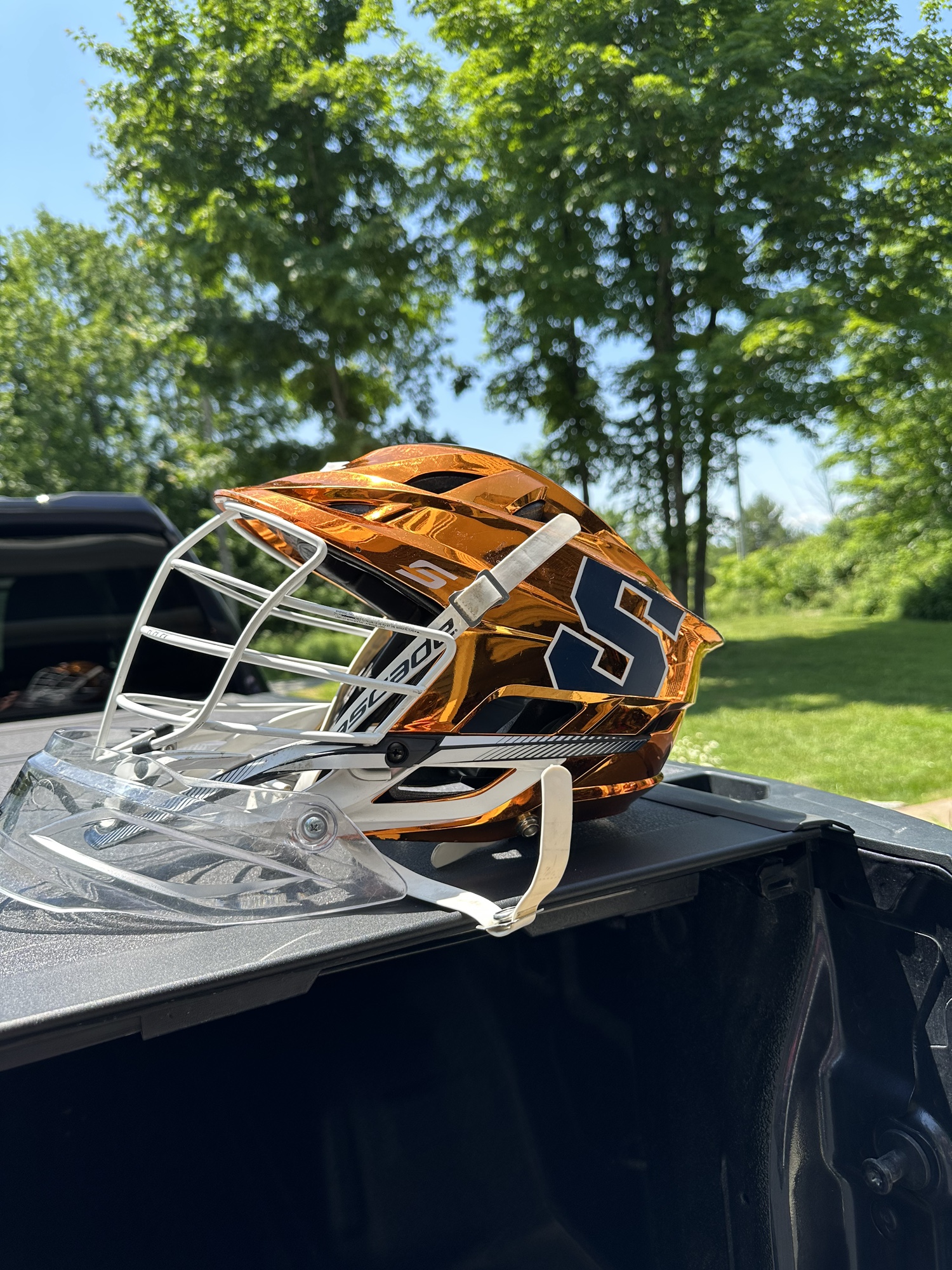 Syracuse lacrosse Cascade helmet SidelineSwap