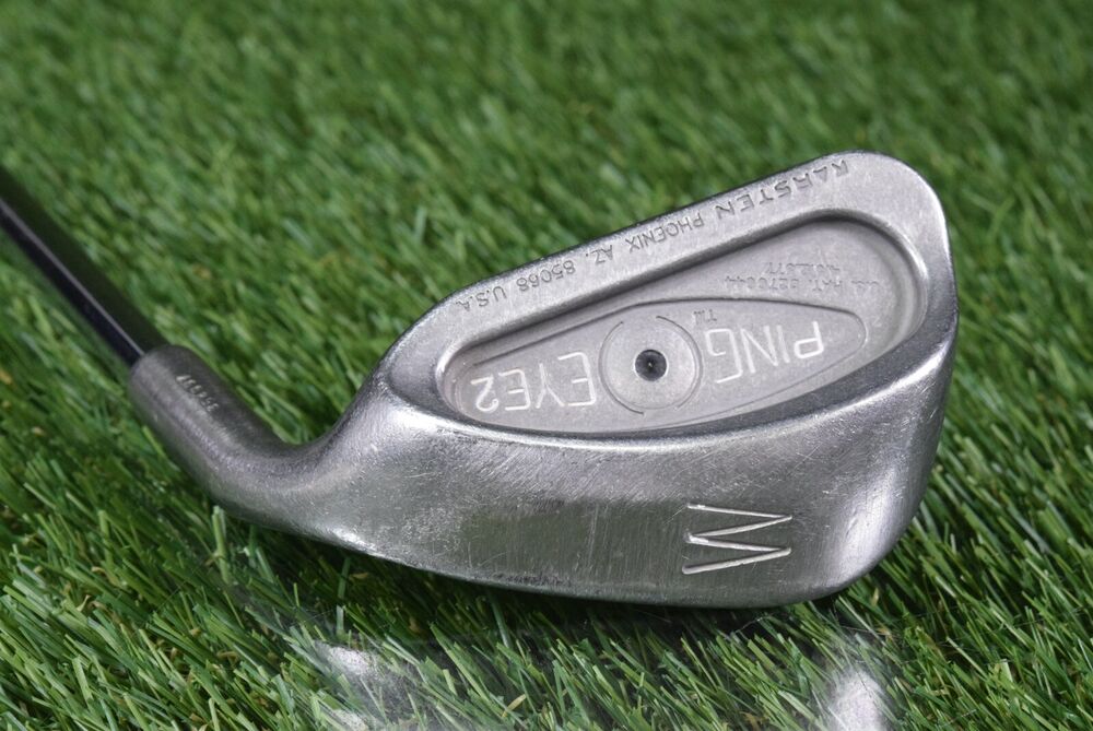 PING EYE 2 BLACK DOT PITCHING WEDGE W/ KARSTEN KT STIFF FLEX STEEL