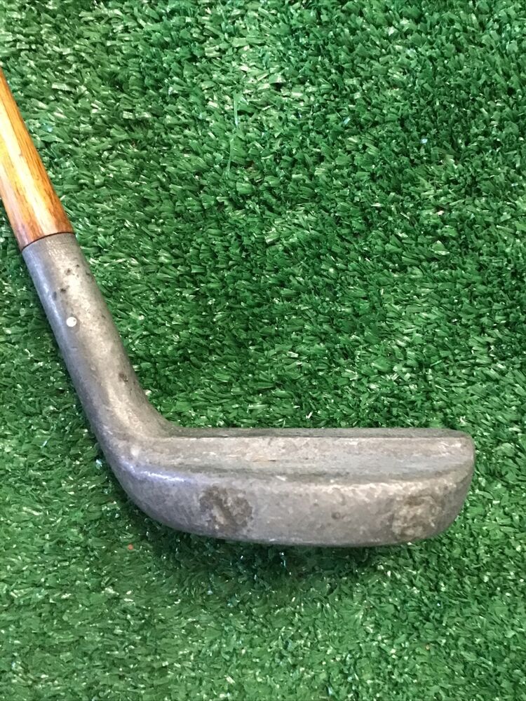 The New Mills Ray Model Medium Lie Antique Putter With Hickory Shaft 34” Inches SidelineSwap