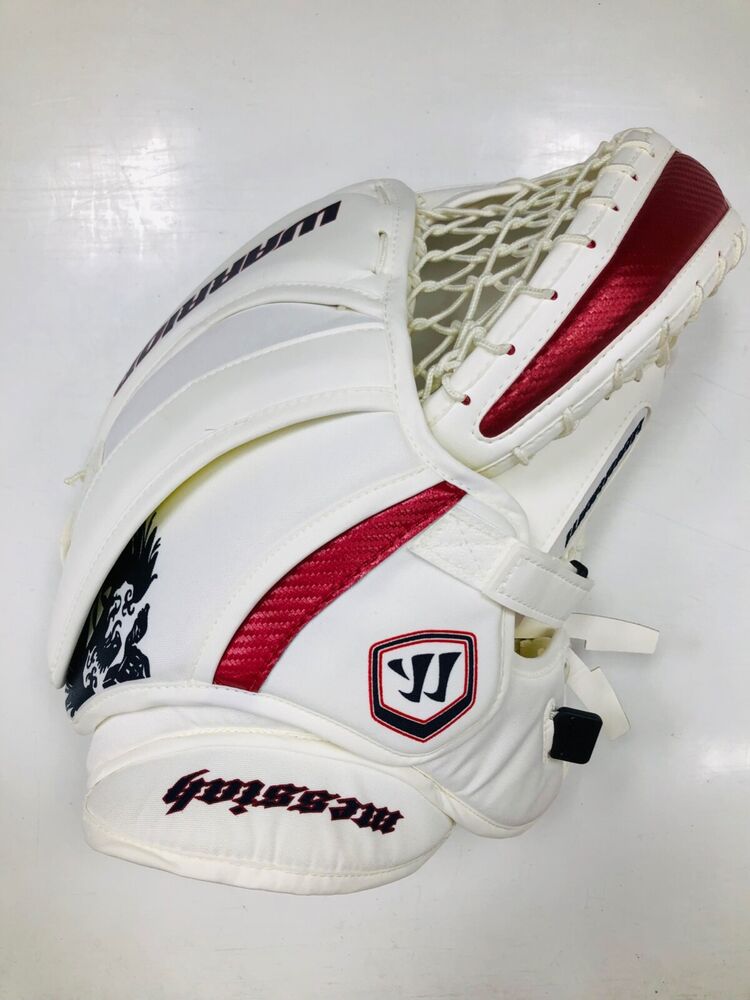 New Warrior Messiah Senior Ice Hockey Goalie Catcher Glove white navy