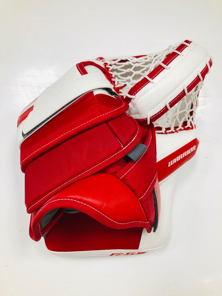 New Warrior Ritual G5+ Senior Ice Hockey Goalie Catcher Glove white red