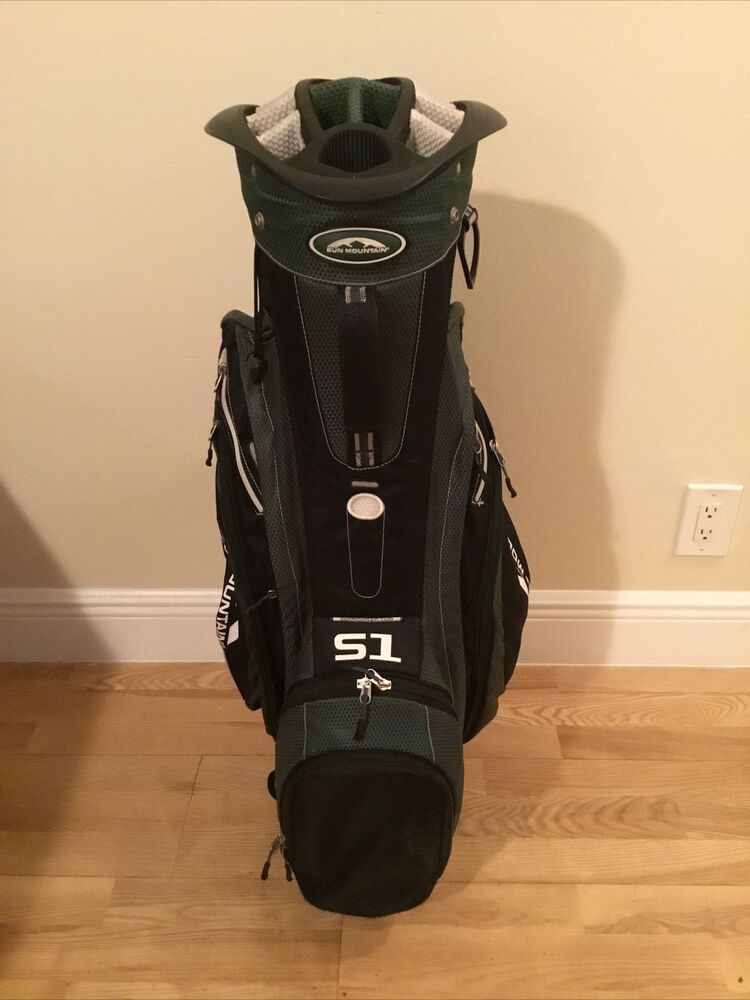 Sun Mountain S1 Cart Golf Bag with 15way Dividers & Rain Cover