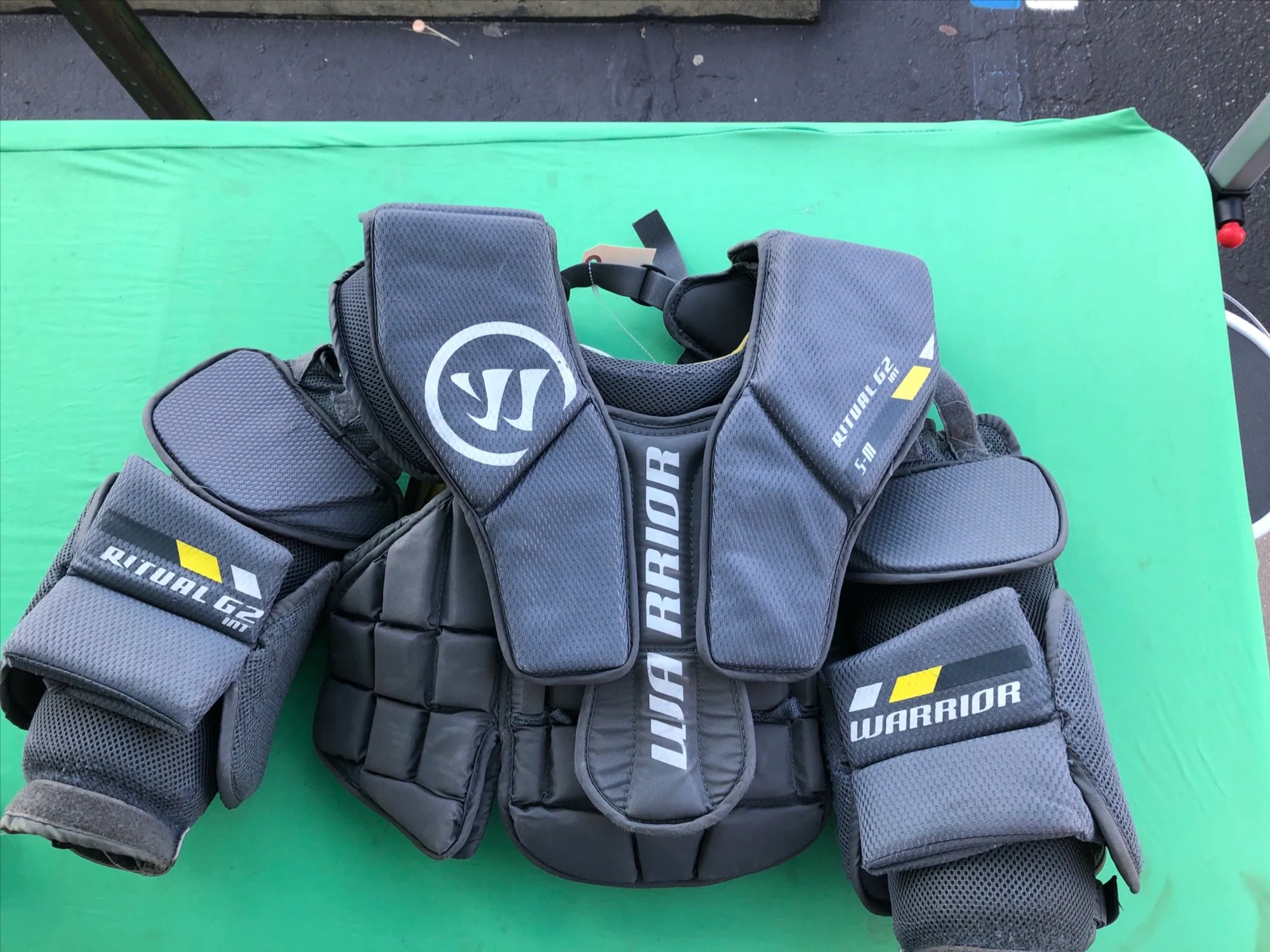 Used Small Warrior Ritual G2 Goalie Chest Protector SidelineSwap