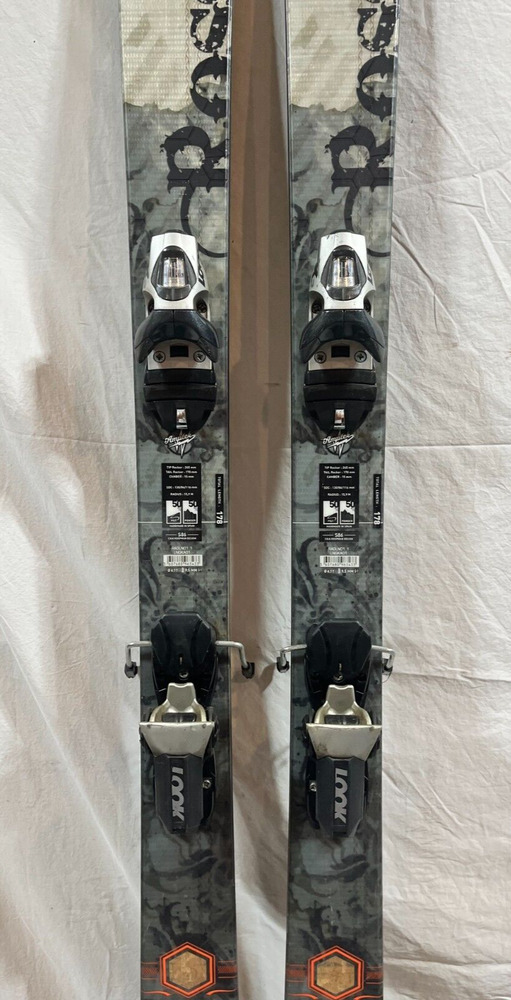 Rossignol S86 178cm 130-86-116 r=15.9m Rocker Skis LOOK PX12