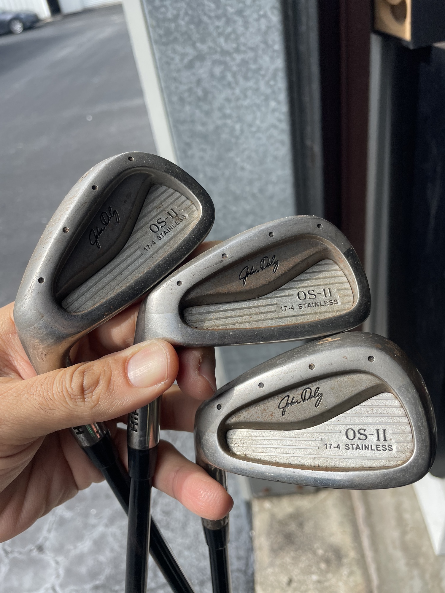Hippo John Daly 3 Pc Iron Set In Left Hand SidelineSwap