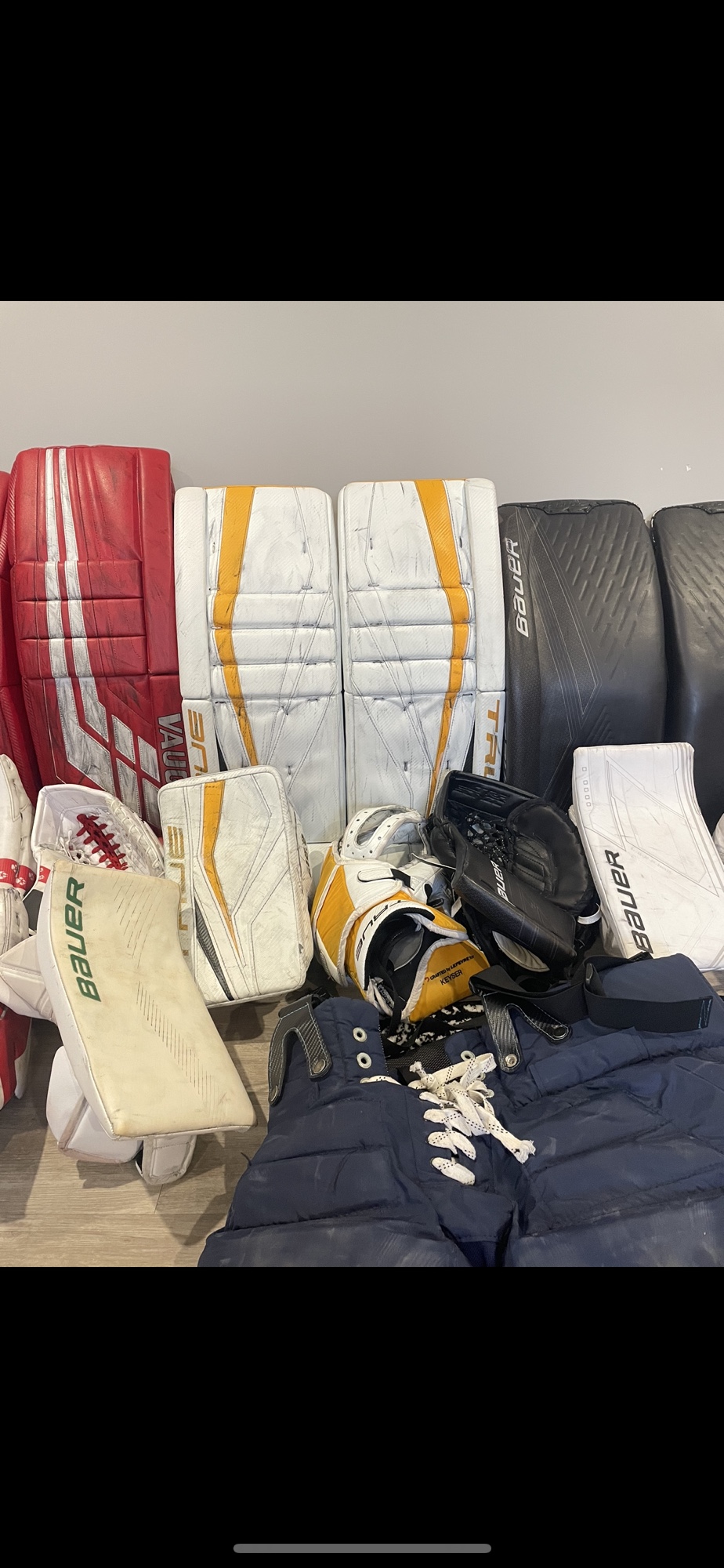 Pro Stock Goalie Equipment For Sale, Bauer True Etc SidelineSwap