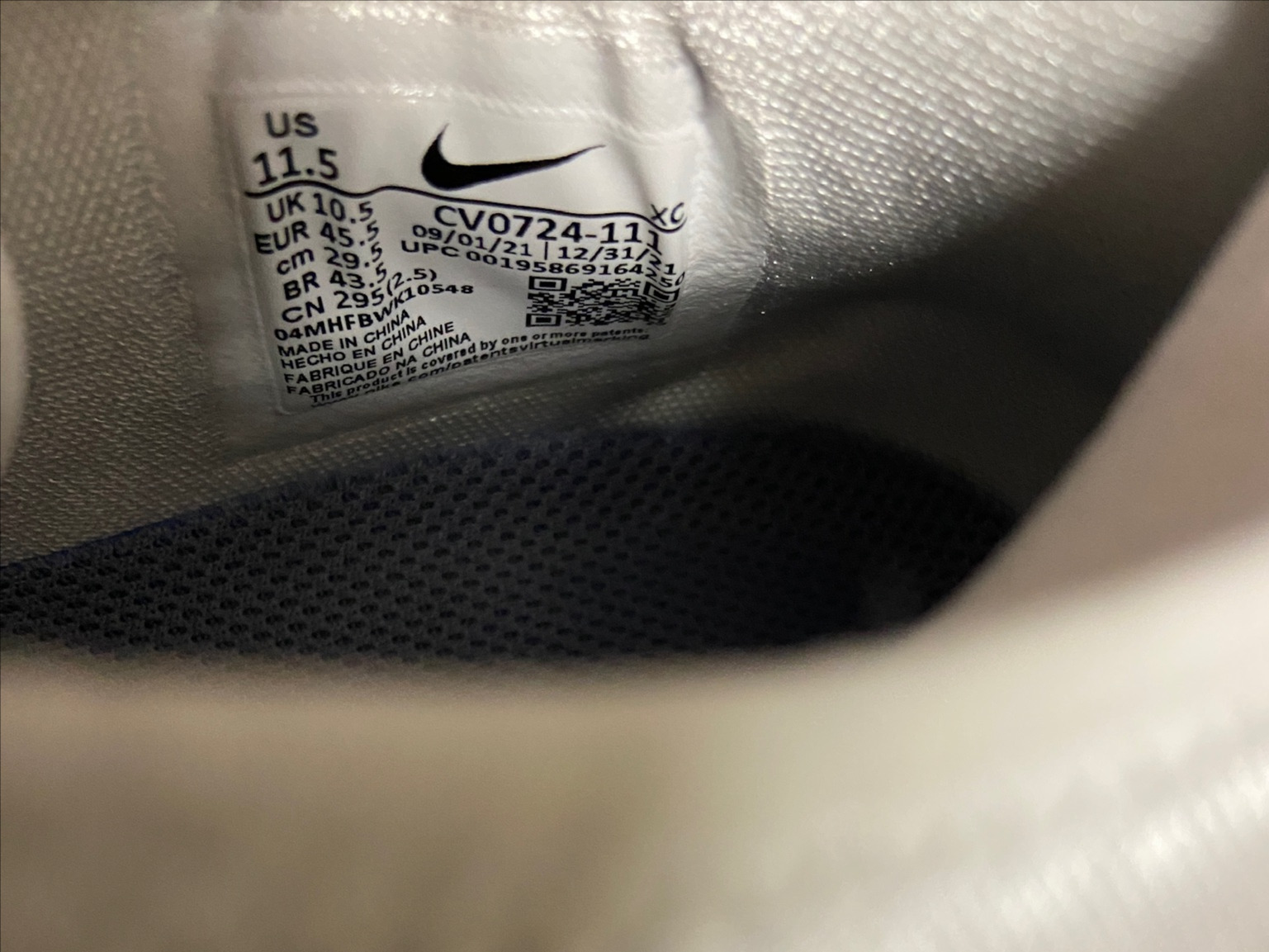 Nike Court React Vapor NXT White Navy Tennis Shoes CV0724111 Mens Size