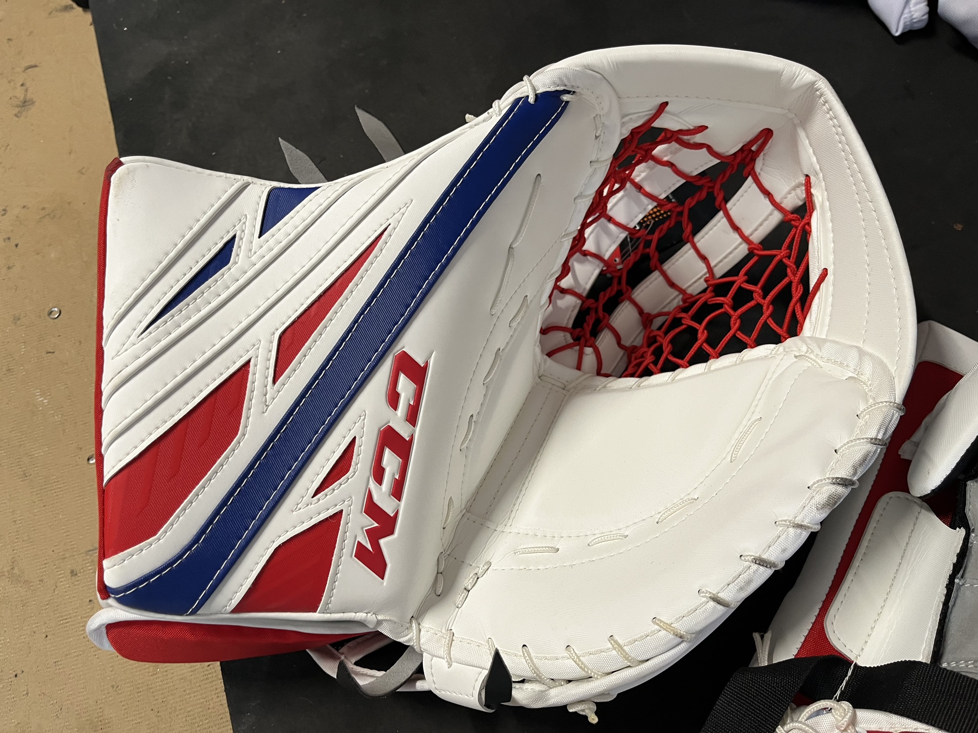 NEW CCM E Flex 4 Pro Hockey Goalie Blocker & Glove SidelineSwap