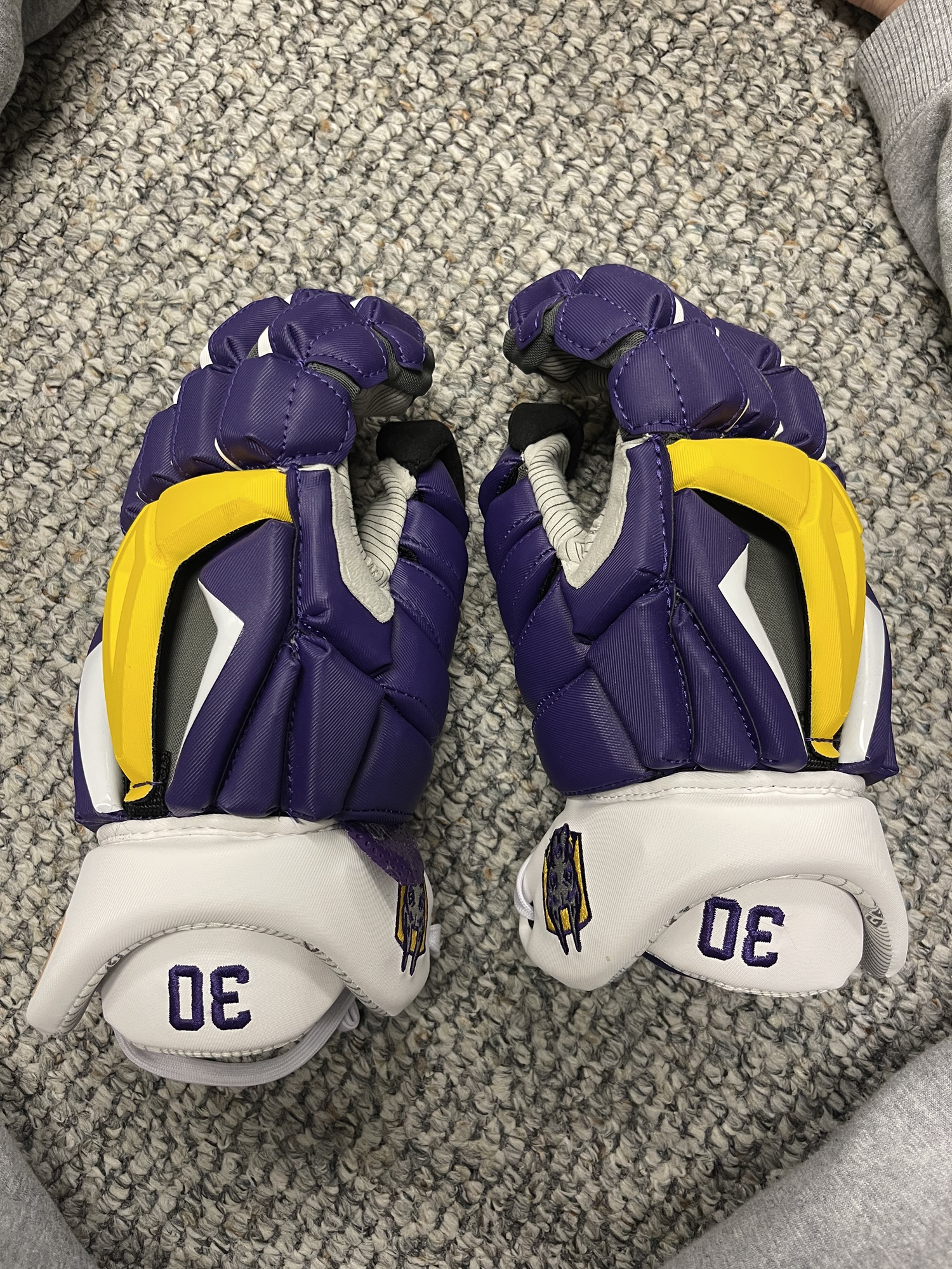 Ualbany Team Issued Goalie Gait Large Lacrosse Gloves SidelineSwap