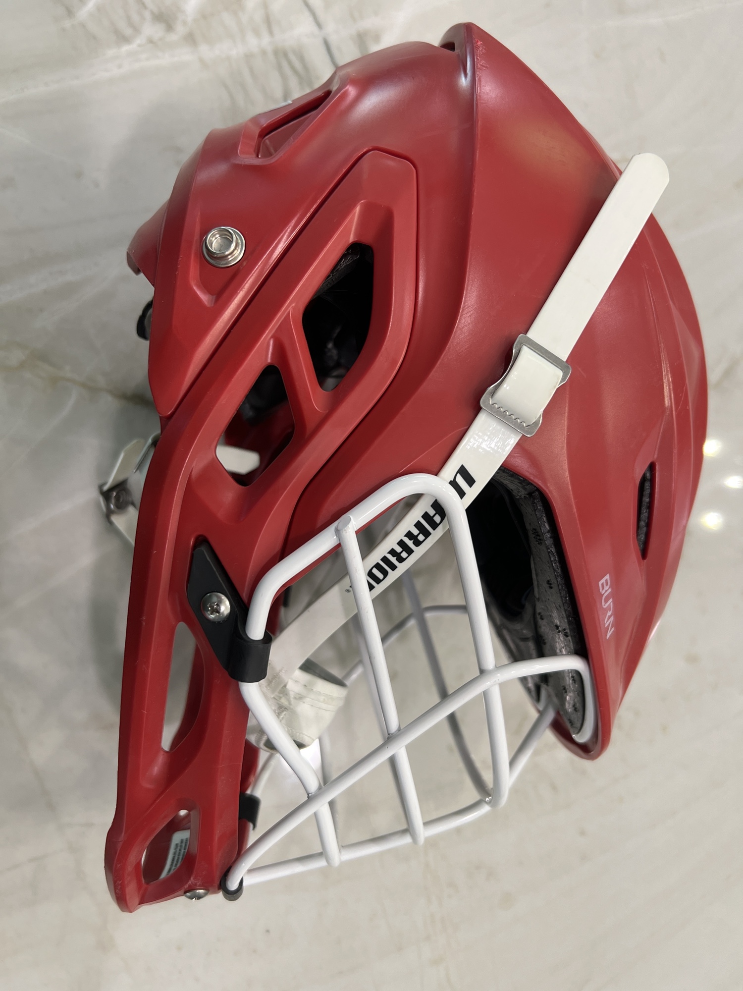 JUNIOR Red Warrior Burn Helmet SidelineSwap