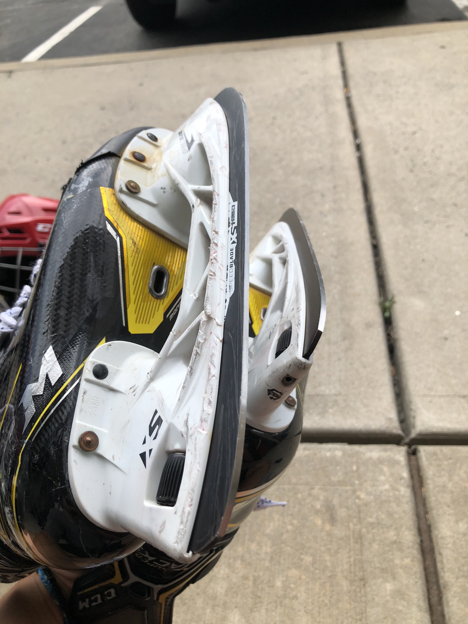 Used Junior CCM Super Tacks AS3 Pro Hockey Skates 4.5 SidelineSwap