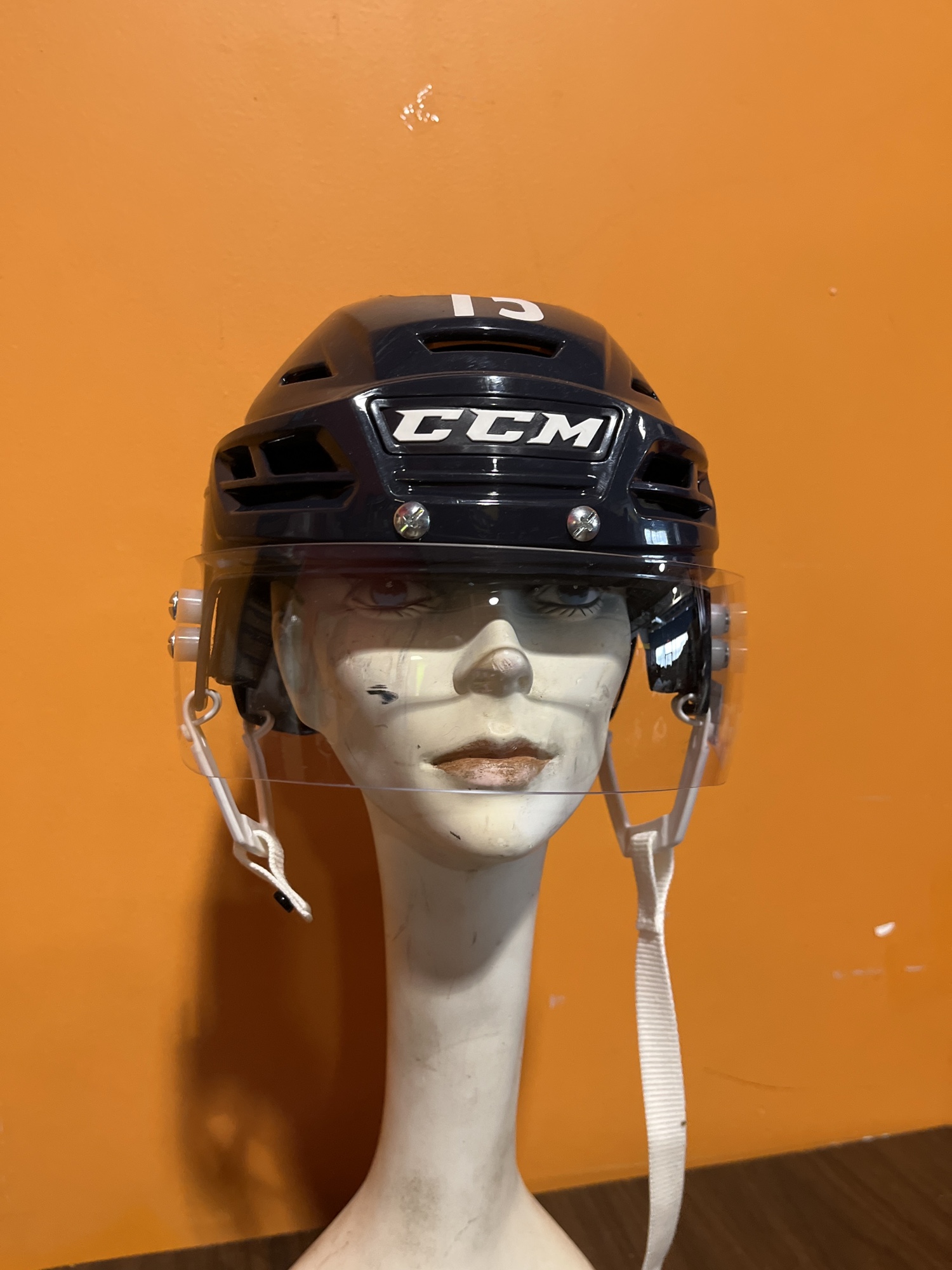 New Navy CCM Tacks 710 PRO Stock Helmet Colorado Avalanche Bowers Medium (HFC Sticker