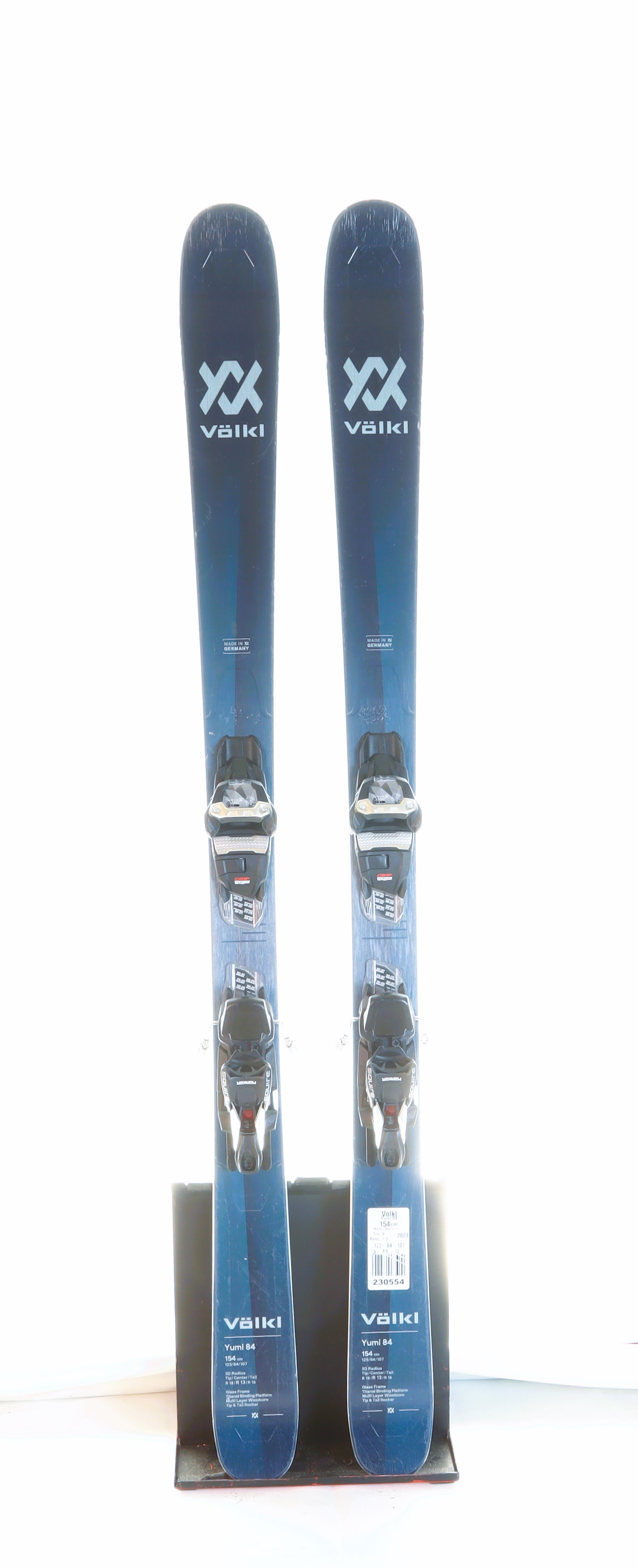 Used 2023 Volkl Yumi 84 Skis With Marker Squire 11 Bindings Size 154