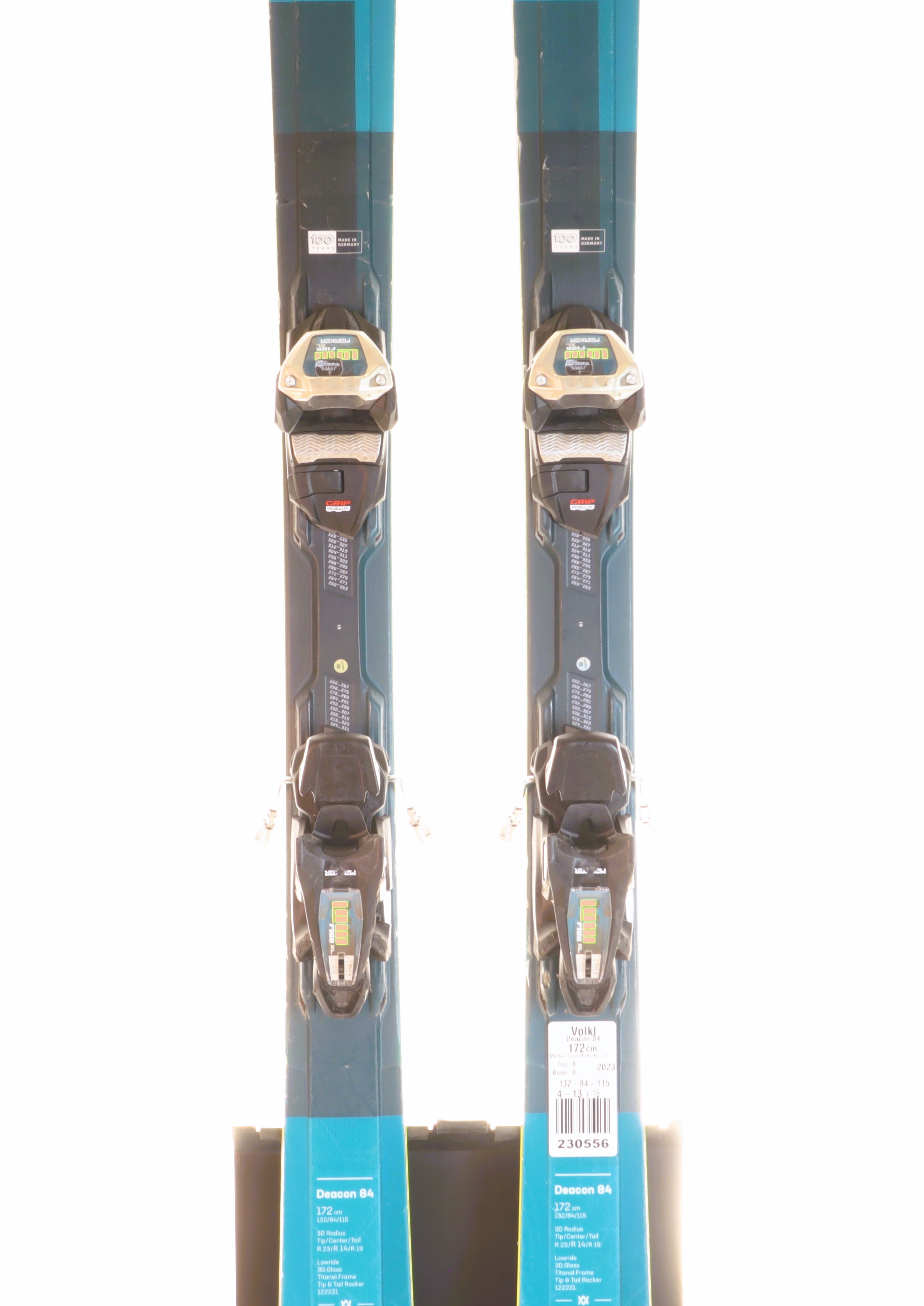Used 2023 Volkl Deacon 84 Skis With Marker Low Ride 13 Bindings Size