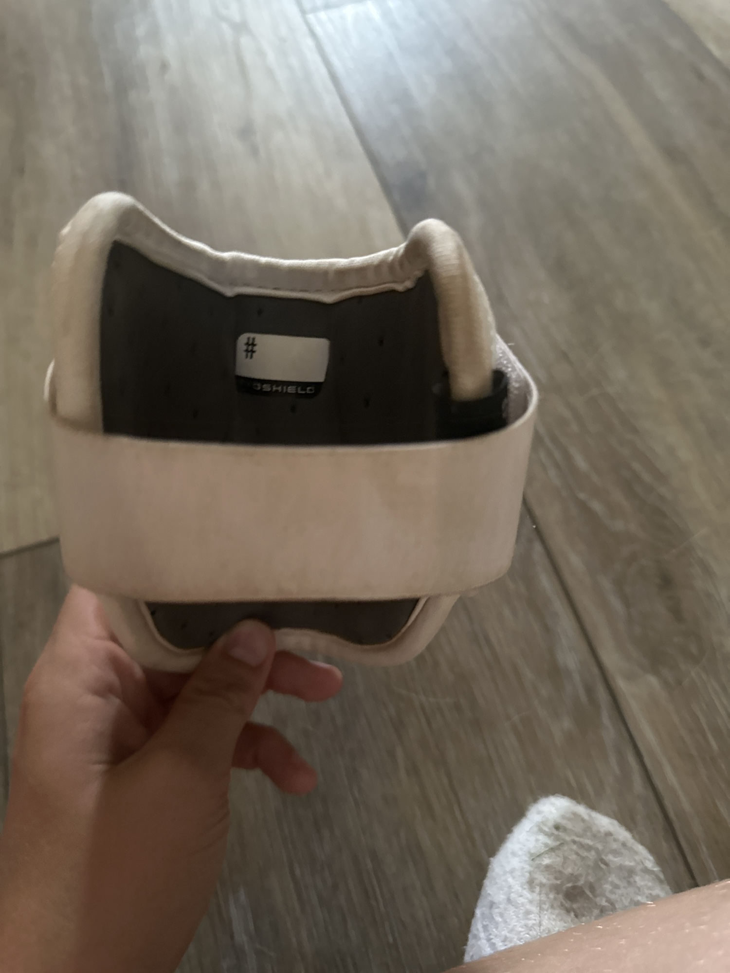 White Used Senior EvoShield Elbow Protection Elbow Guard SidelineSwap