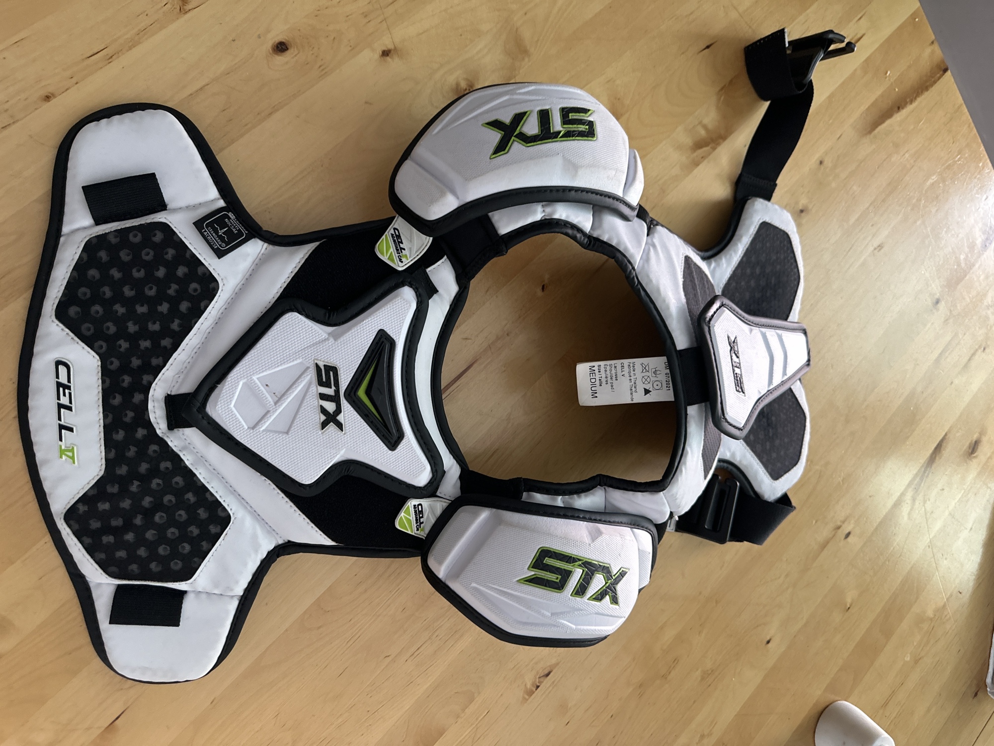 Youth Medium STX Cell V Shoulder Pads SidelineSwap