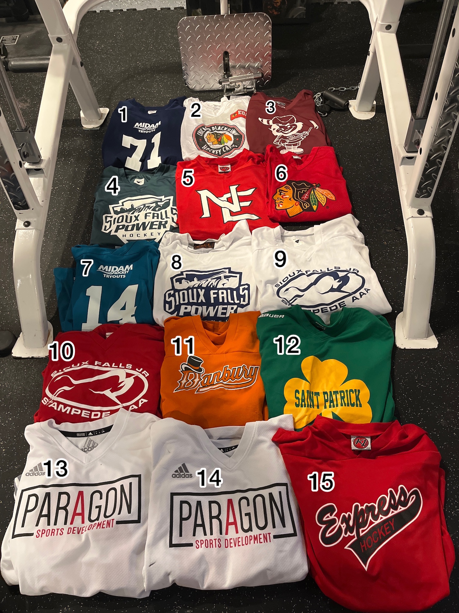 Lots Of Practice Jerseys SidelineSwap