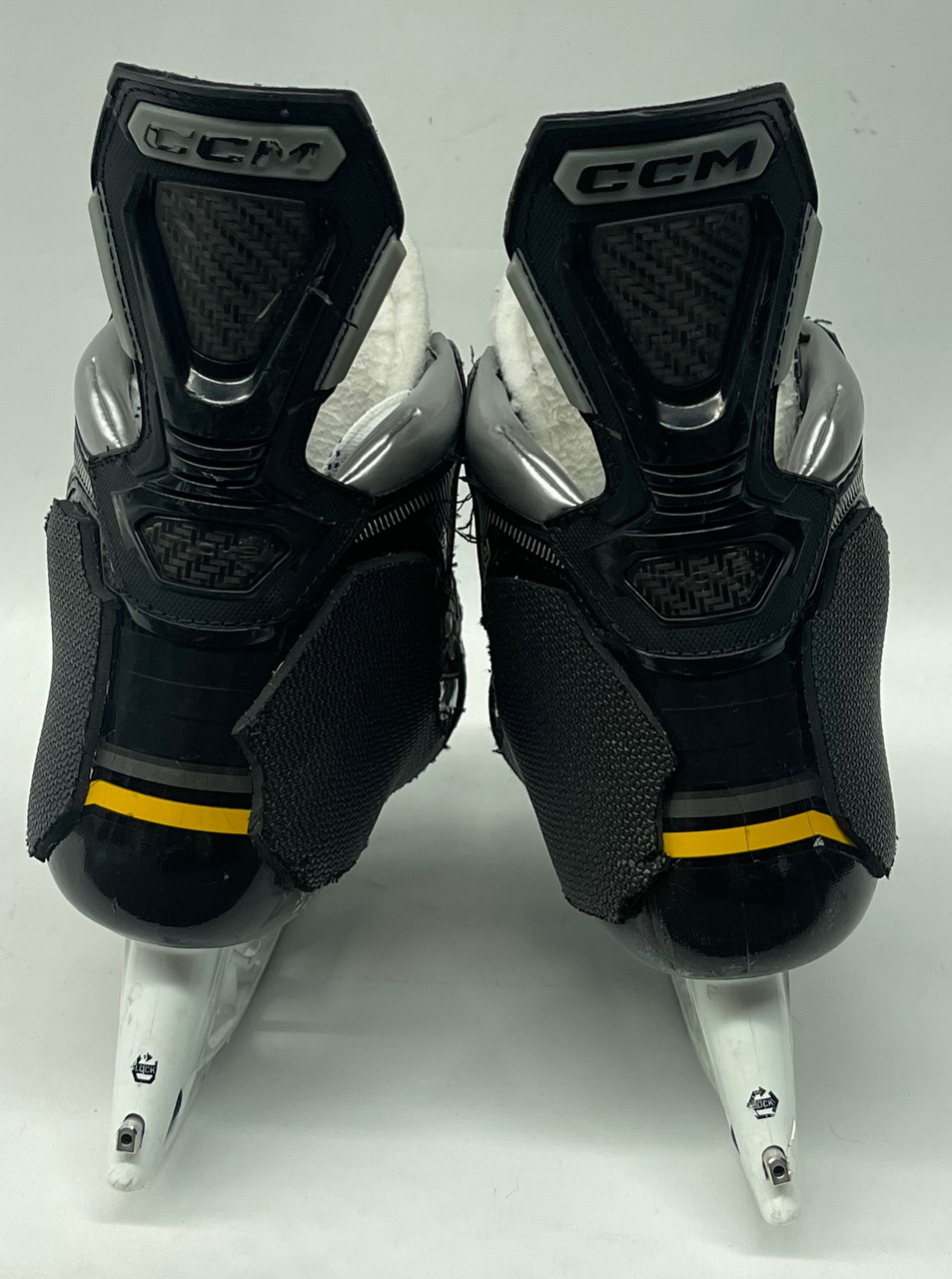 CCM SUPERTACKS ASV PRO CUSTOM ICE HOCKEY SKATES 9.5 D PRO STOCK USED