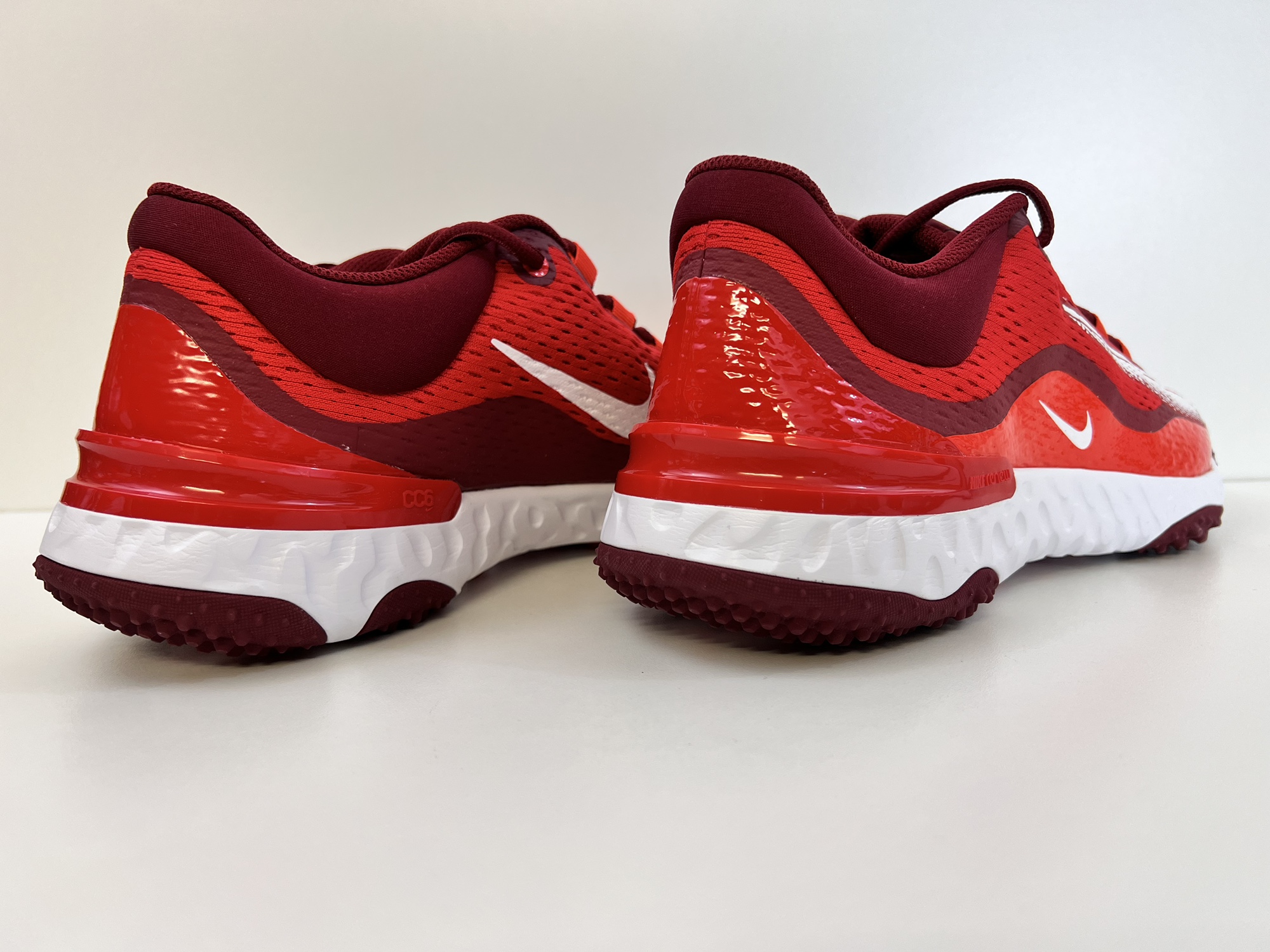 red nike huarache baseball cleats
