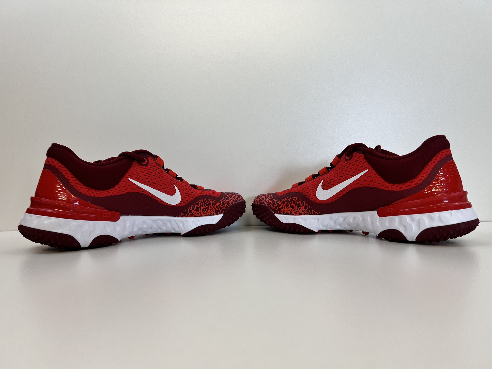 nike huarache baseball cleats red