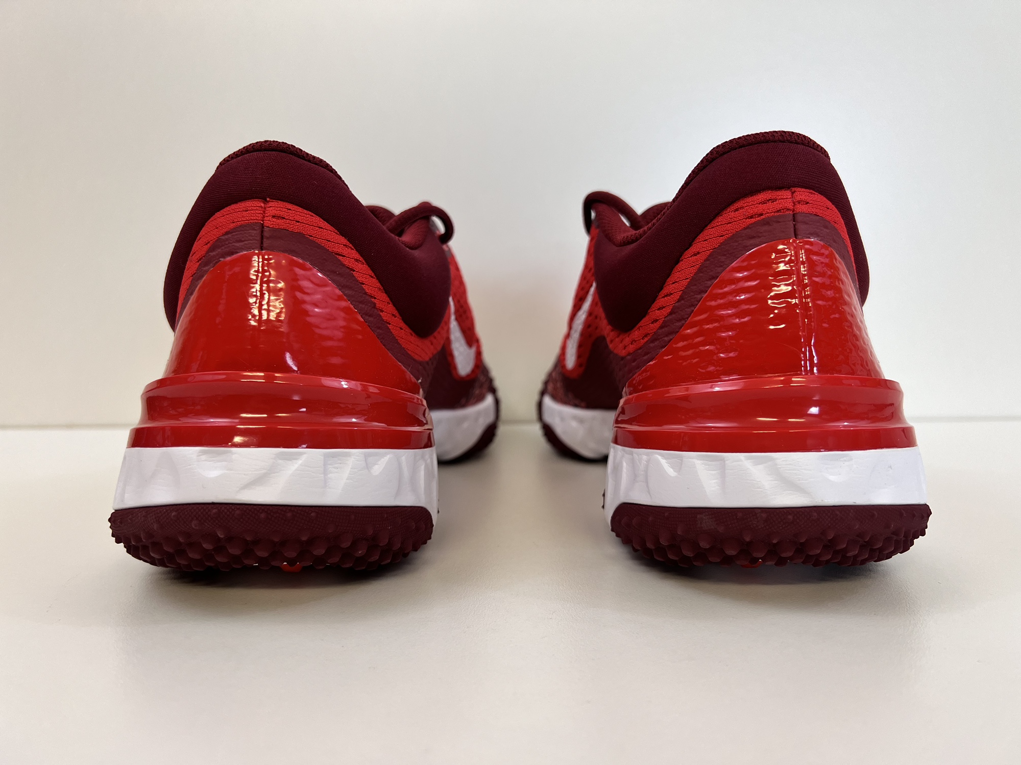 red nike huarache baseball cleats