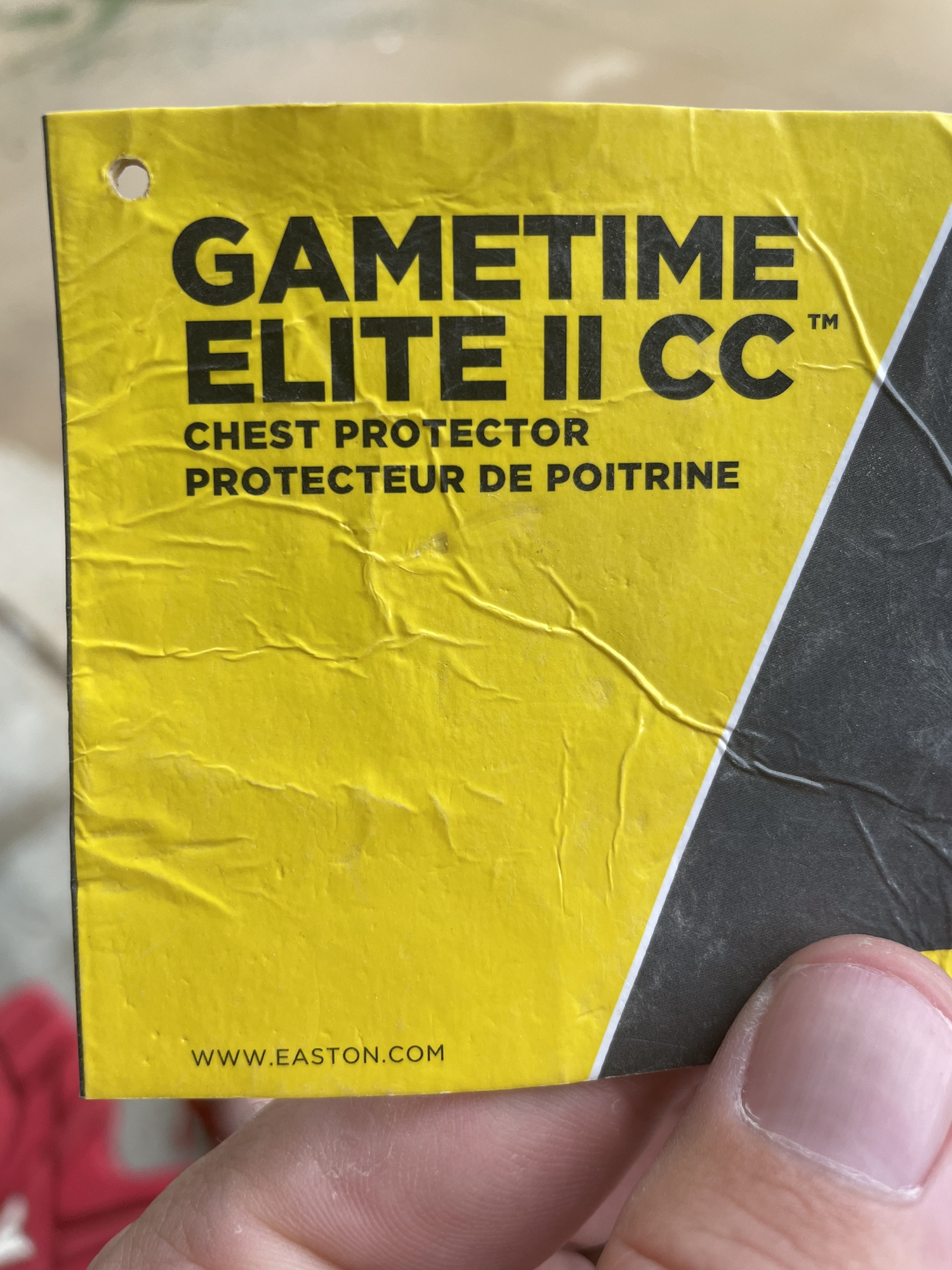 Easton Catcher’s Gear chest protector and leg guards SidelineSwap