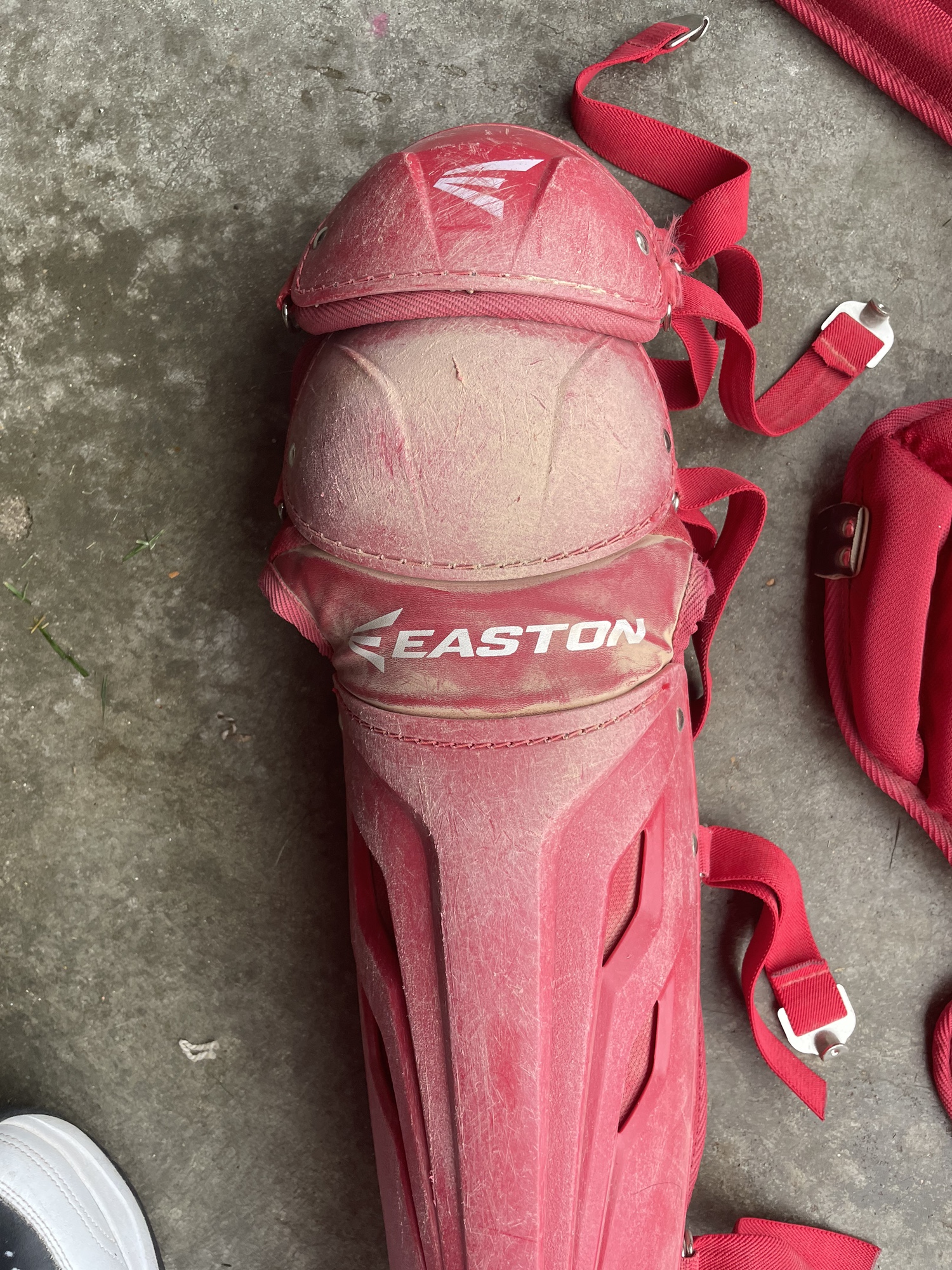 Easton Catcher’s Gear chest protector and leg guards SidelineSwap
