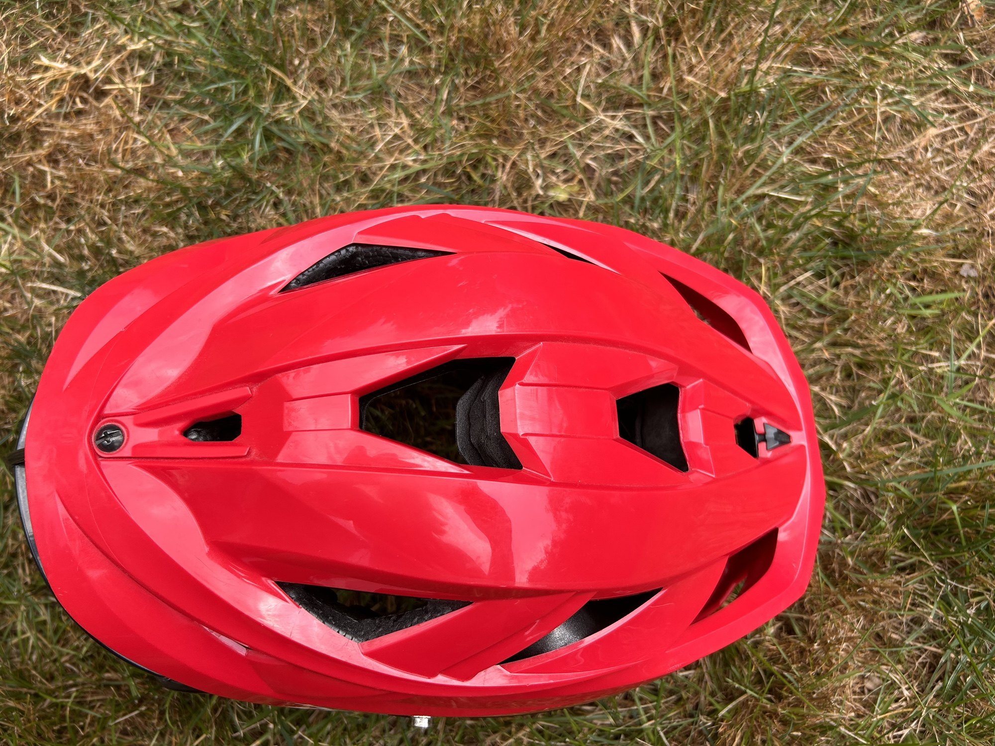 Cascade XRS Helmet Used Red With Black Trim And Cage Lacrosse Lax