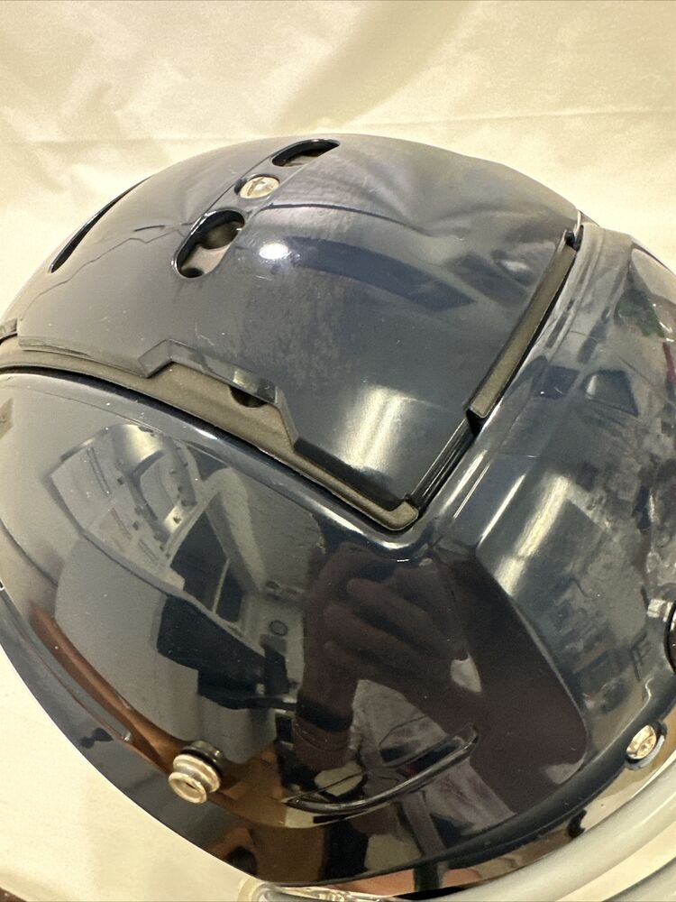 Adult LG Navy Blue Schutt F7 VTD Collegiate Football HELMET new W/ ROPO