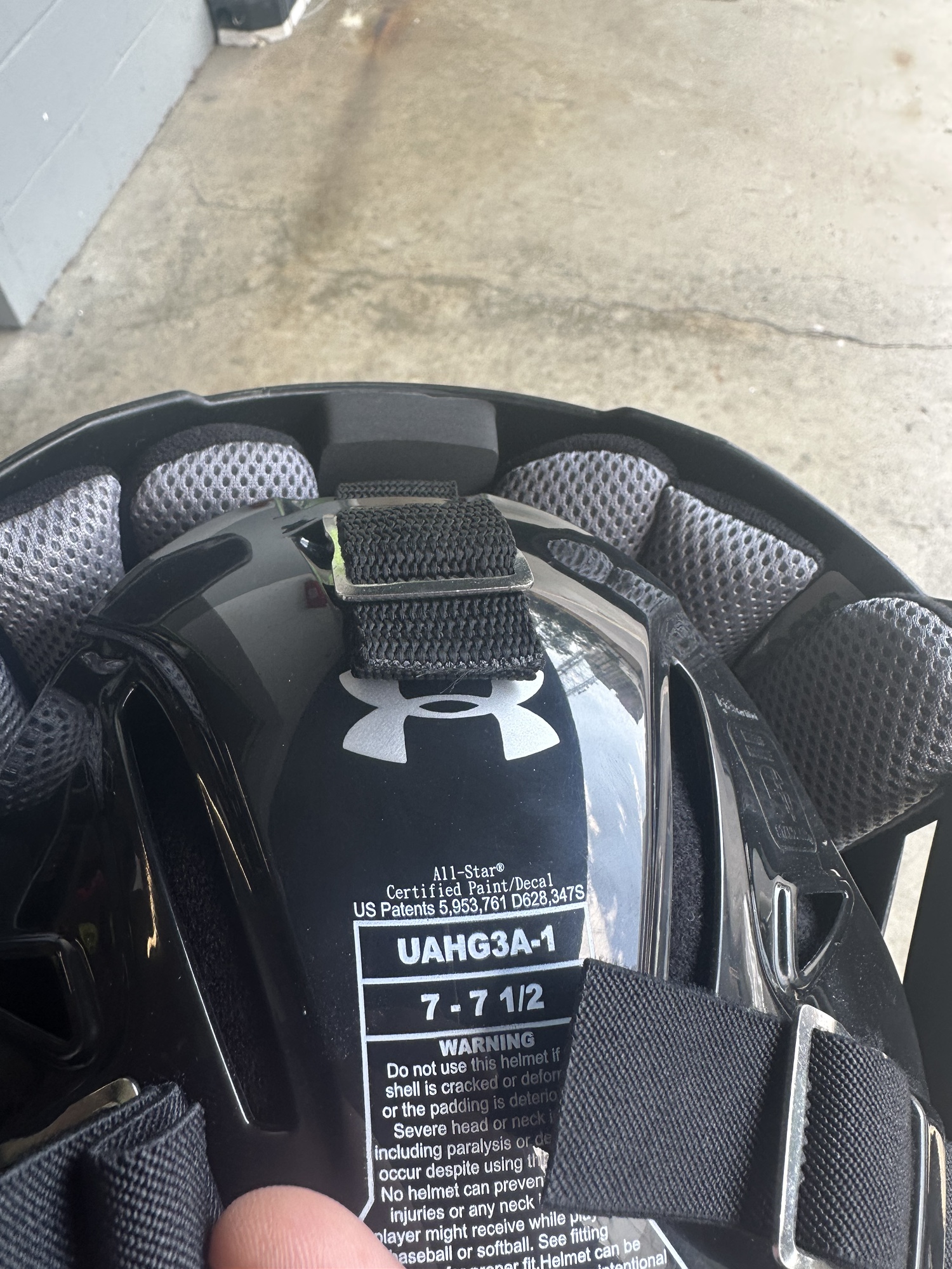 Under Armour Pro Series Catching Gear Black/Grey New SidelineSwap