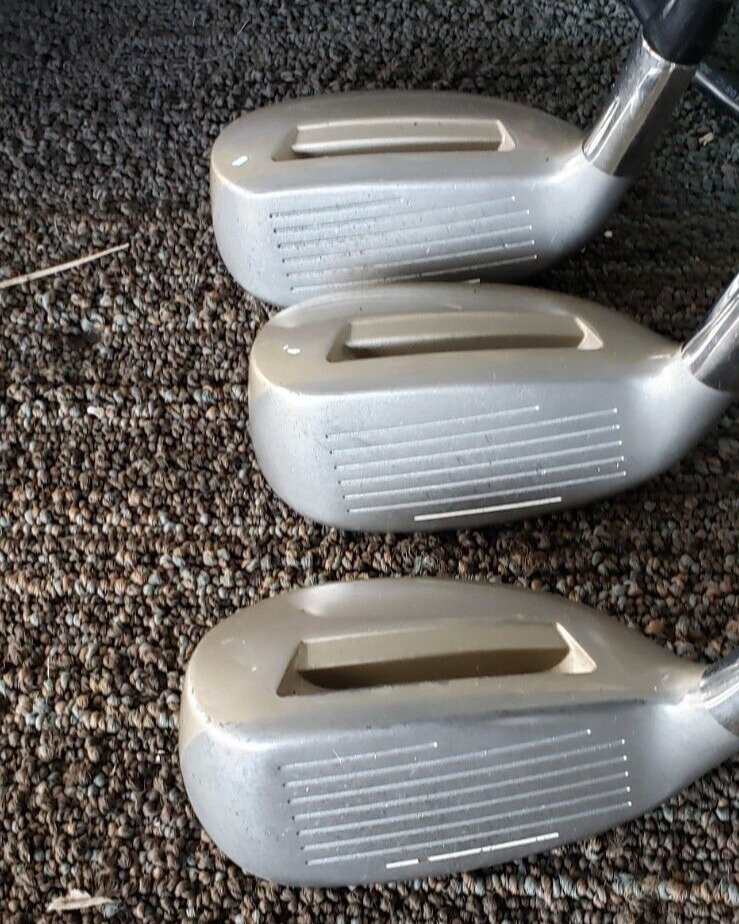 SET 3 LADIES ADAMS IDEA A12 OS VELOCITY SLOT TECH GOLF HYBRIDS 4 5 6