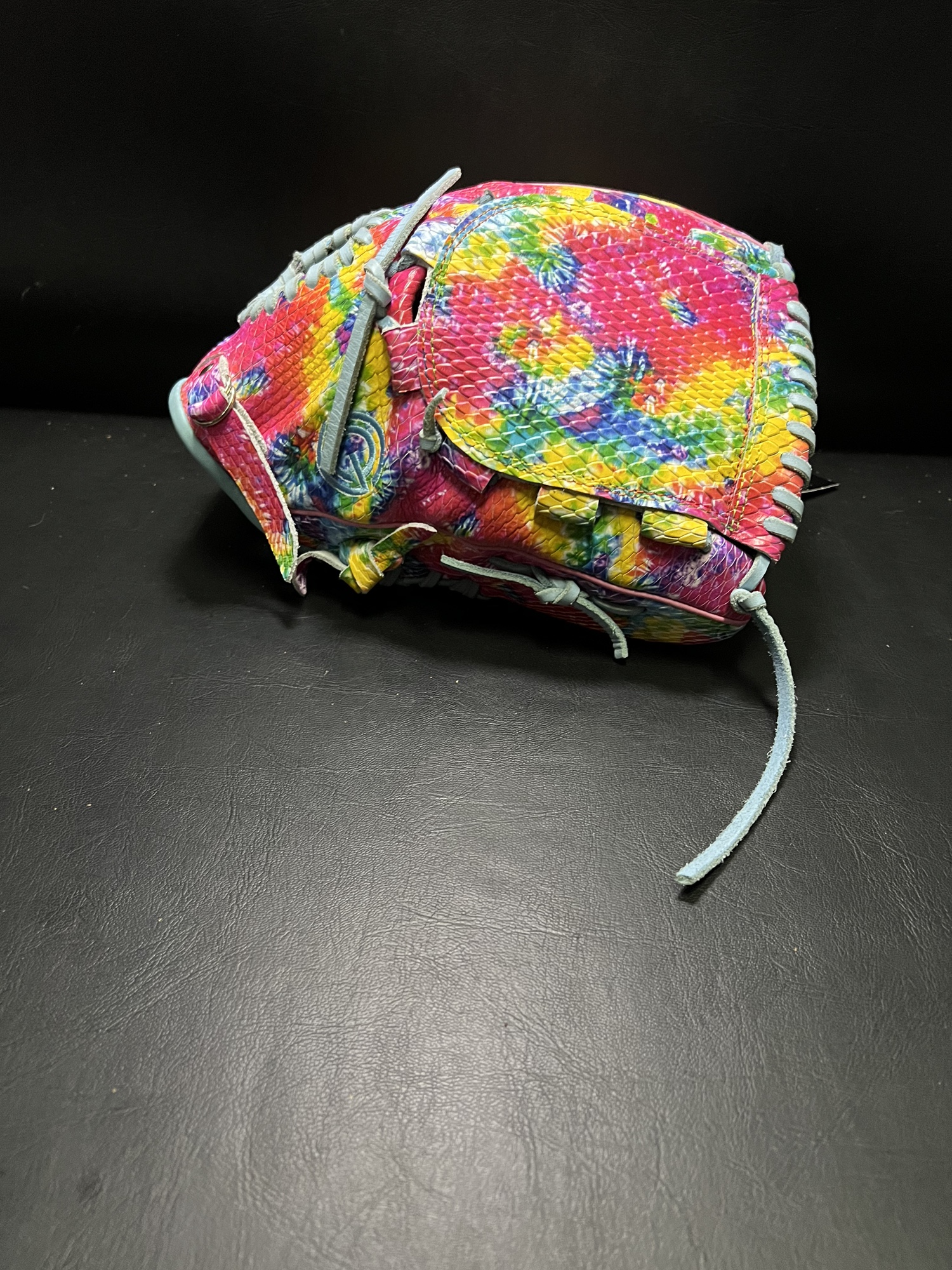 Q Baseball Glove Tie dye edition SidelineSwap