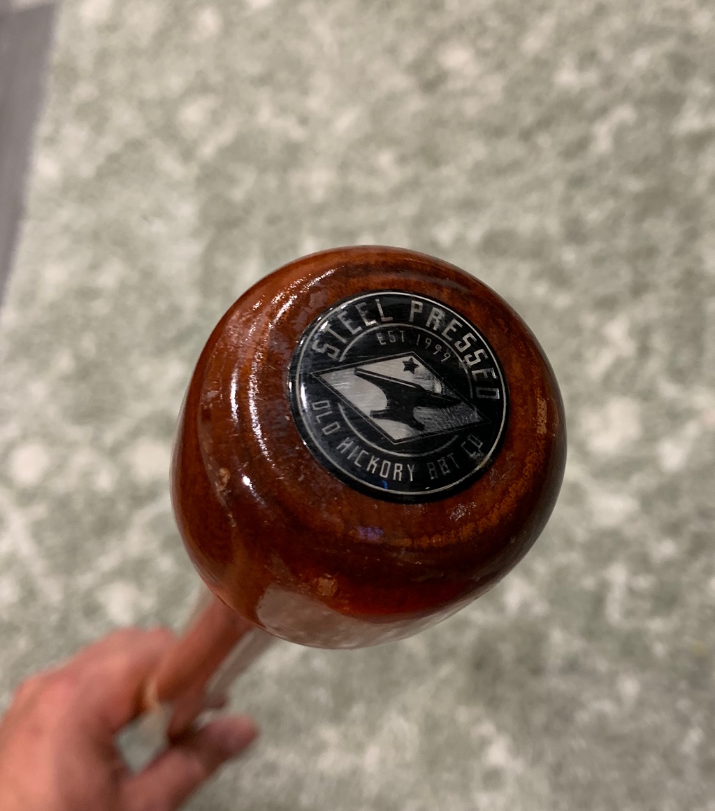 Old Hickory J143M Puck Knob 34” Birch Wood Bat SidelineSwap