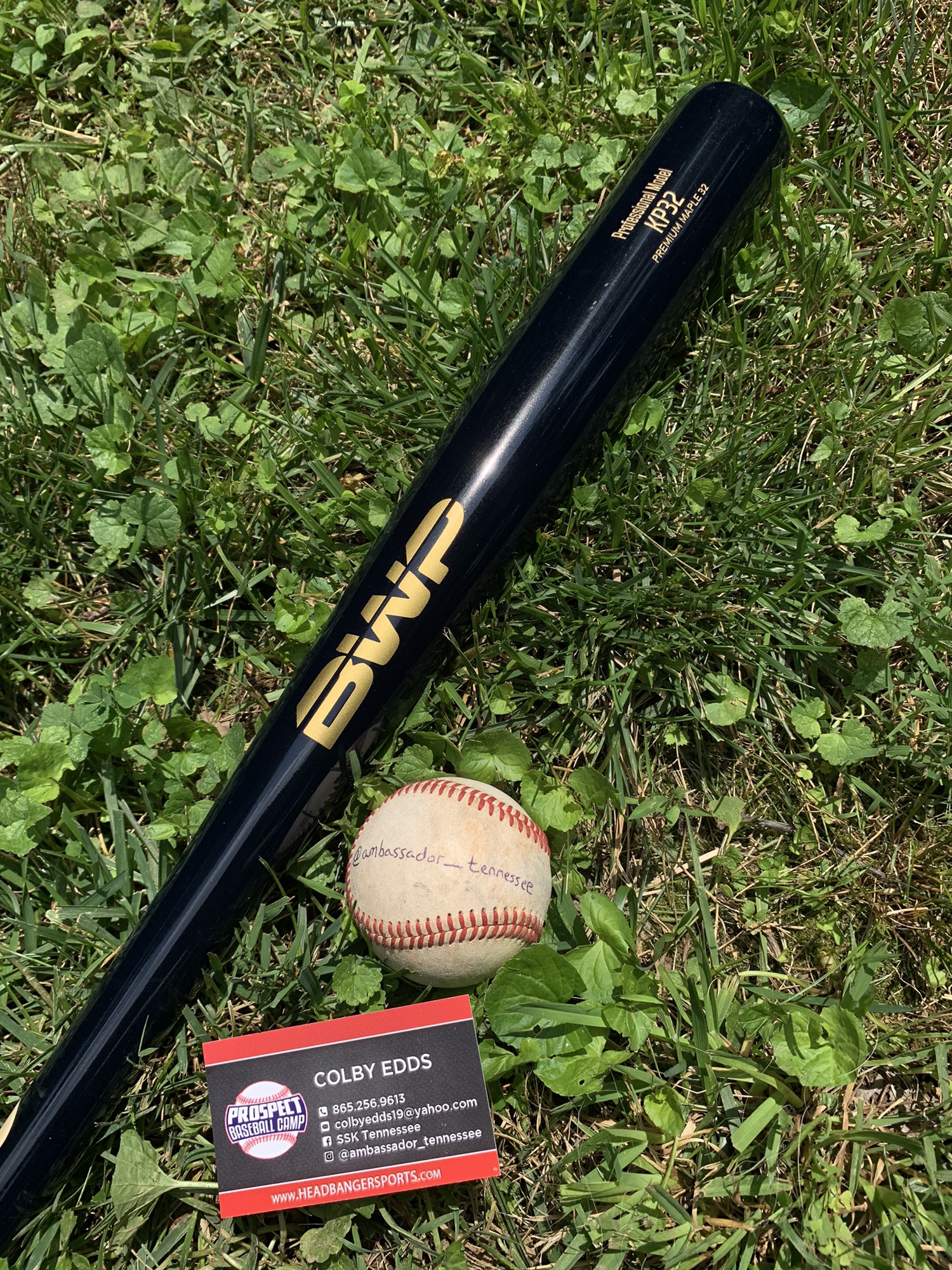 BWP 32” KP32 Pro Stock Maple Wood Bat Ink Dot Certified SidelineSwap